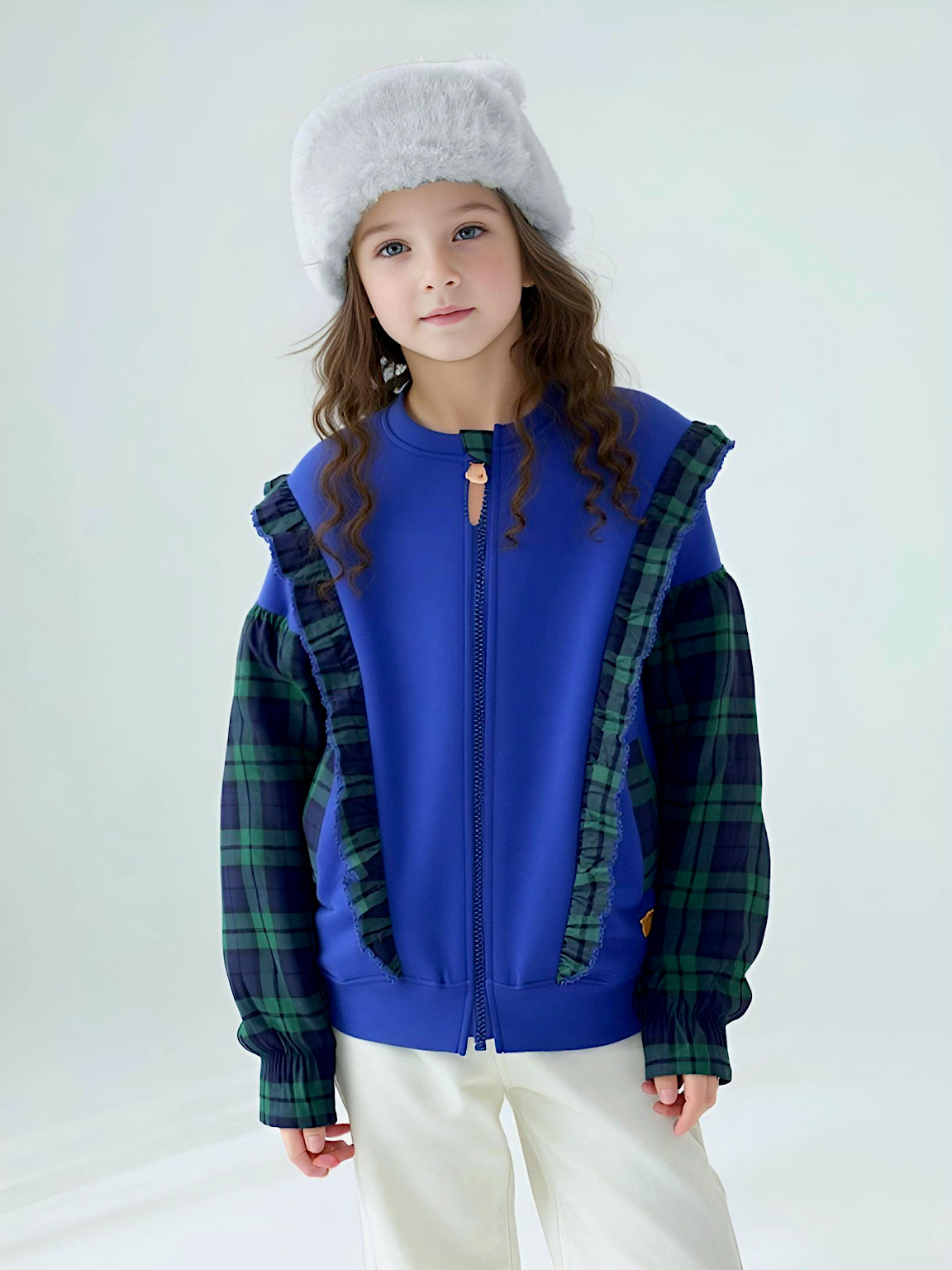 Adaptive Kids Sweatshirt, with Pockets, Magnetic Zipper & Easy-Undressing Sleeves