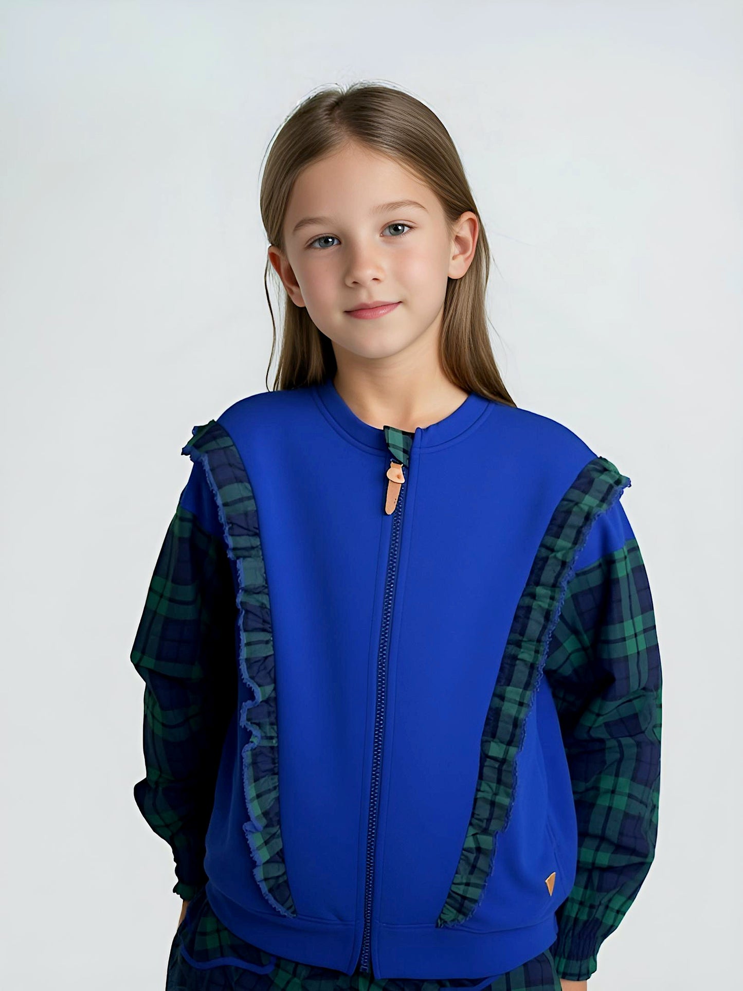 Adaptive Kids Sweatshirt, with Pockets, Magnetic Zipper & Easy-Undressing Sleeves