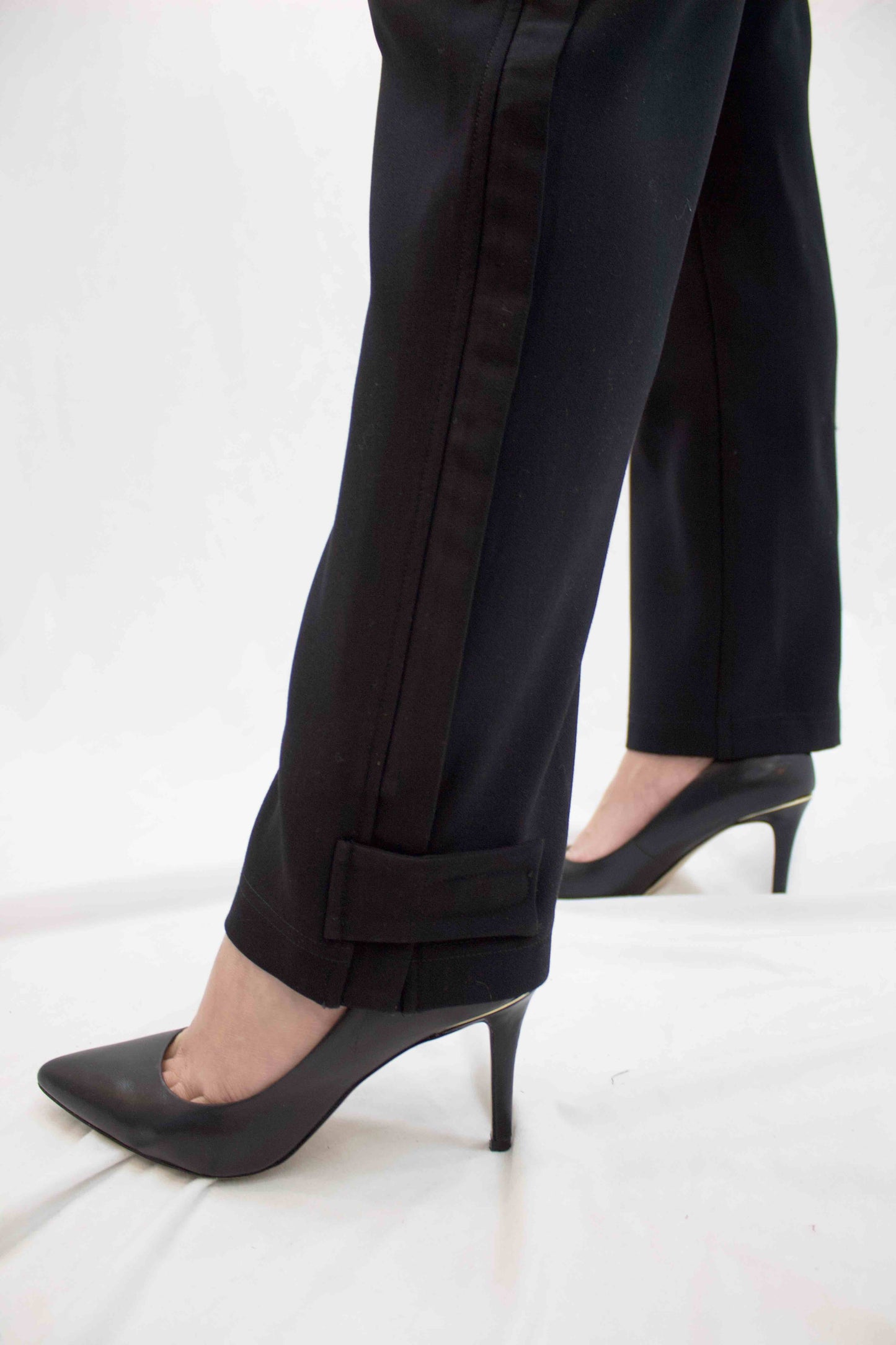 Women's Adaptive Clothing: Stretch Trousers Pant, Elastic Waistband, Side Zipper for Easy Dressing