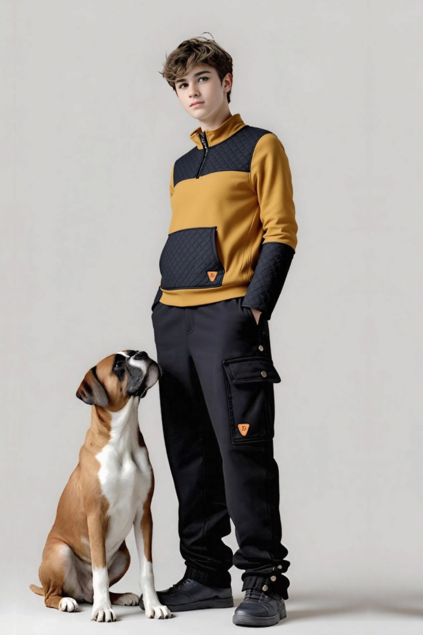 Adaptive Kids Unisex Sweatshirt: Front Zipper and Easy-Undressing Sleeves