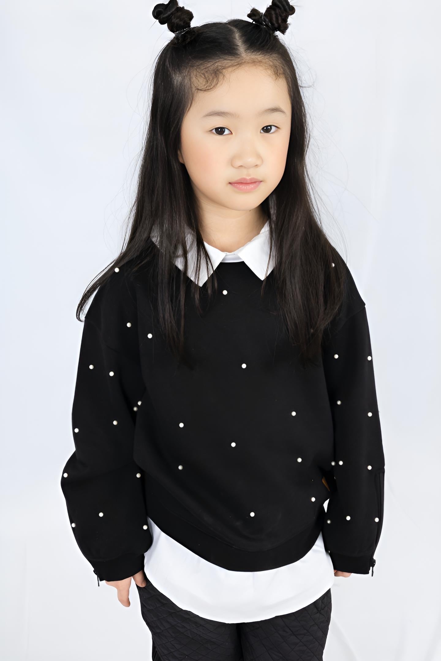 Adaptive Kids Dolman Sleeve Sweatshirt with Back Zipper For Easy Dressing