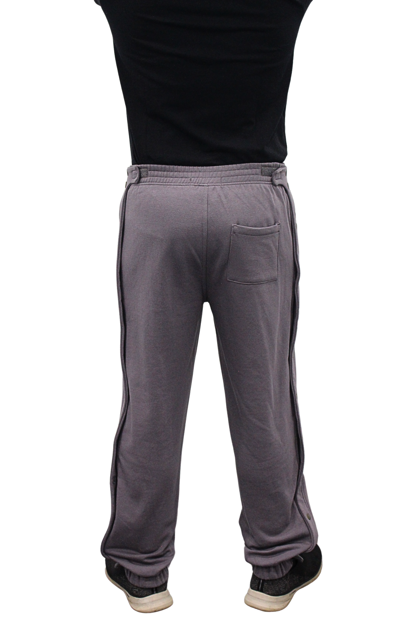 Adaptive Kids Jogger Sweatpants, Adjustable Elastic waist, Full Side Zipper for Easy Undressing