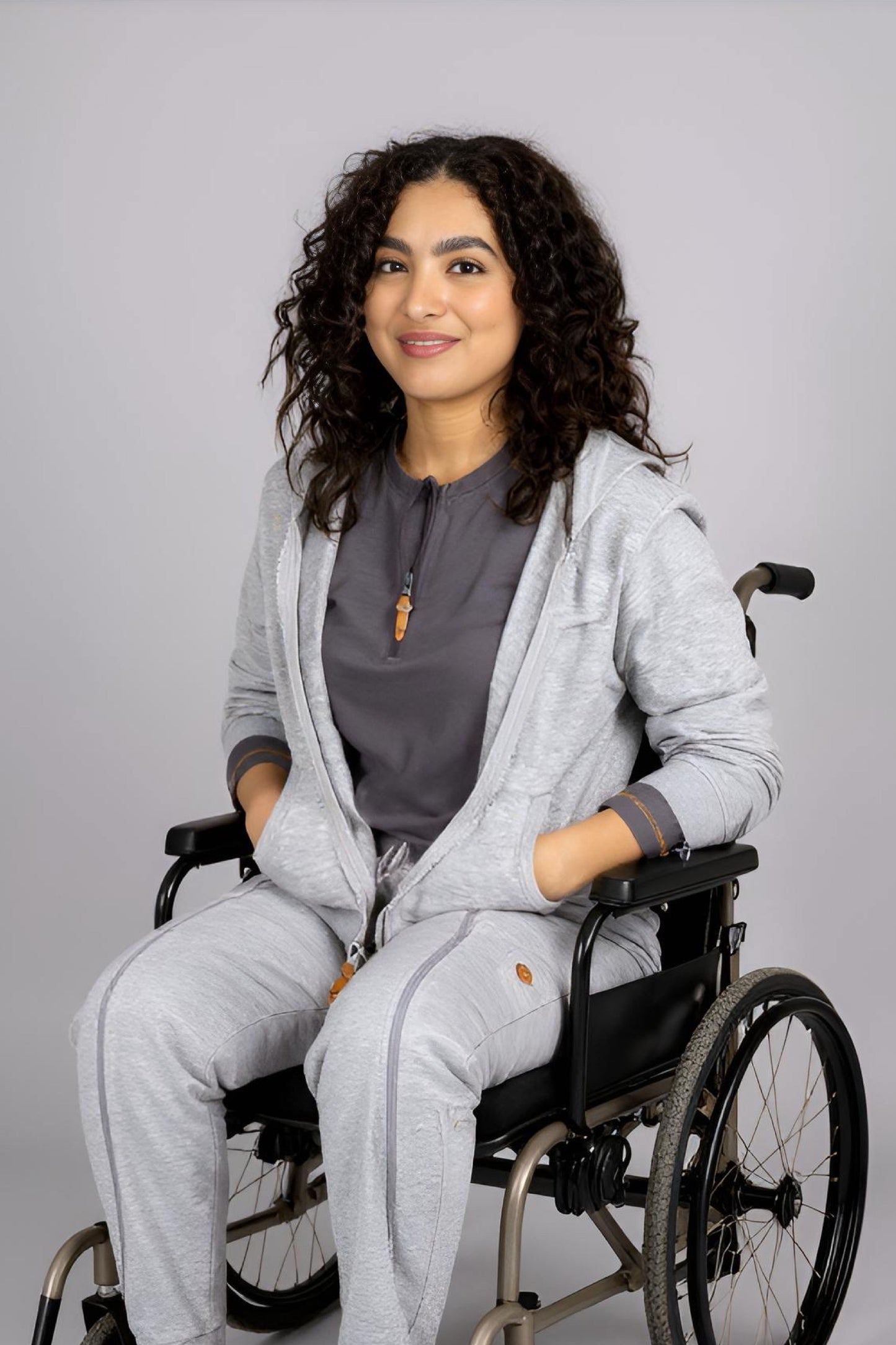 Adaptive Kids Hoodie: Front Magnetic Zipper and Easy-Undressing Sleeves