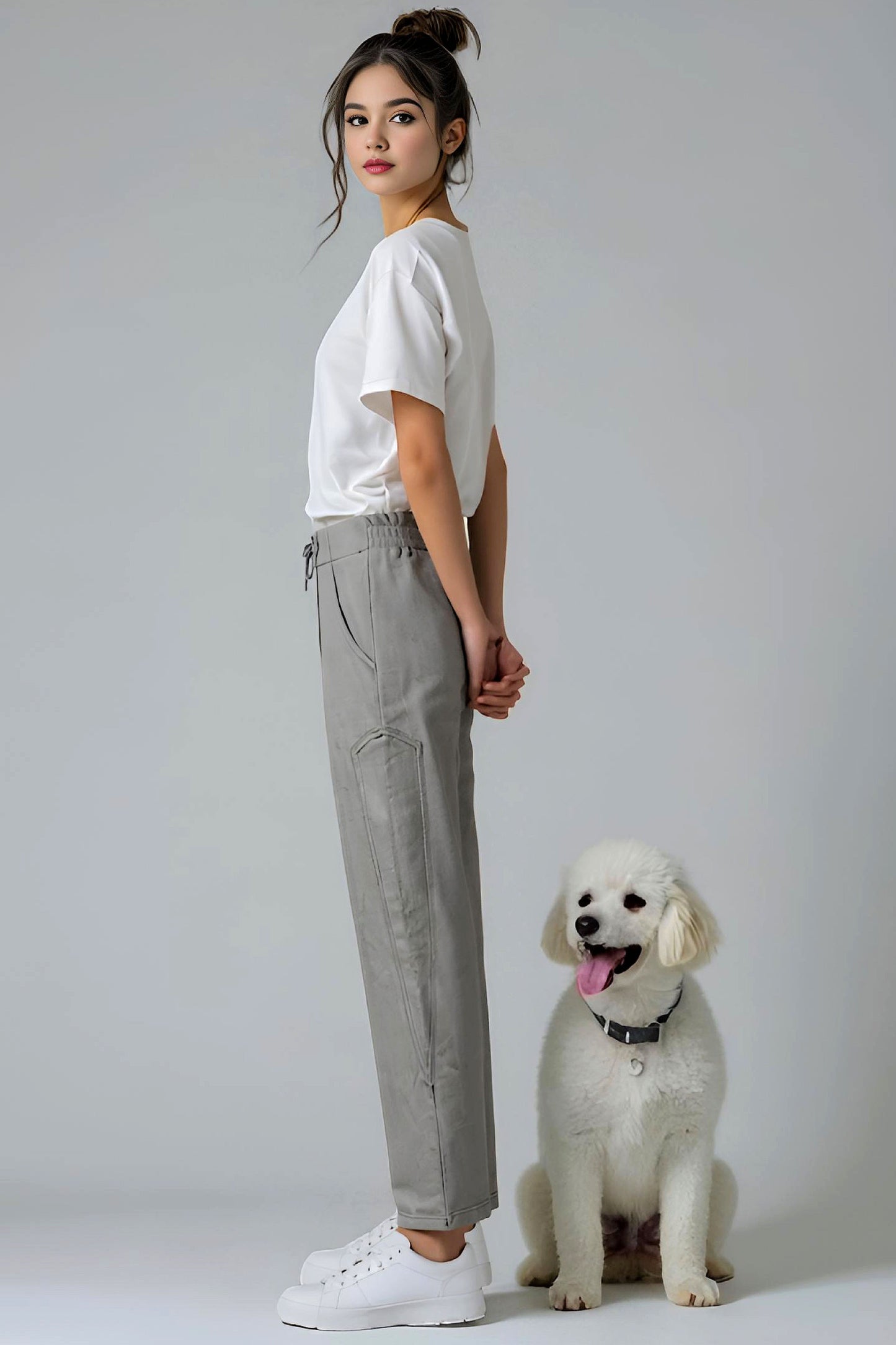Adaptive Kids Sweatpants with Full-Leg Zippers for Easy Undressing