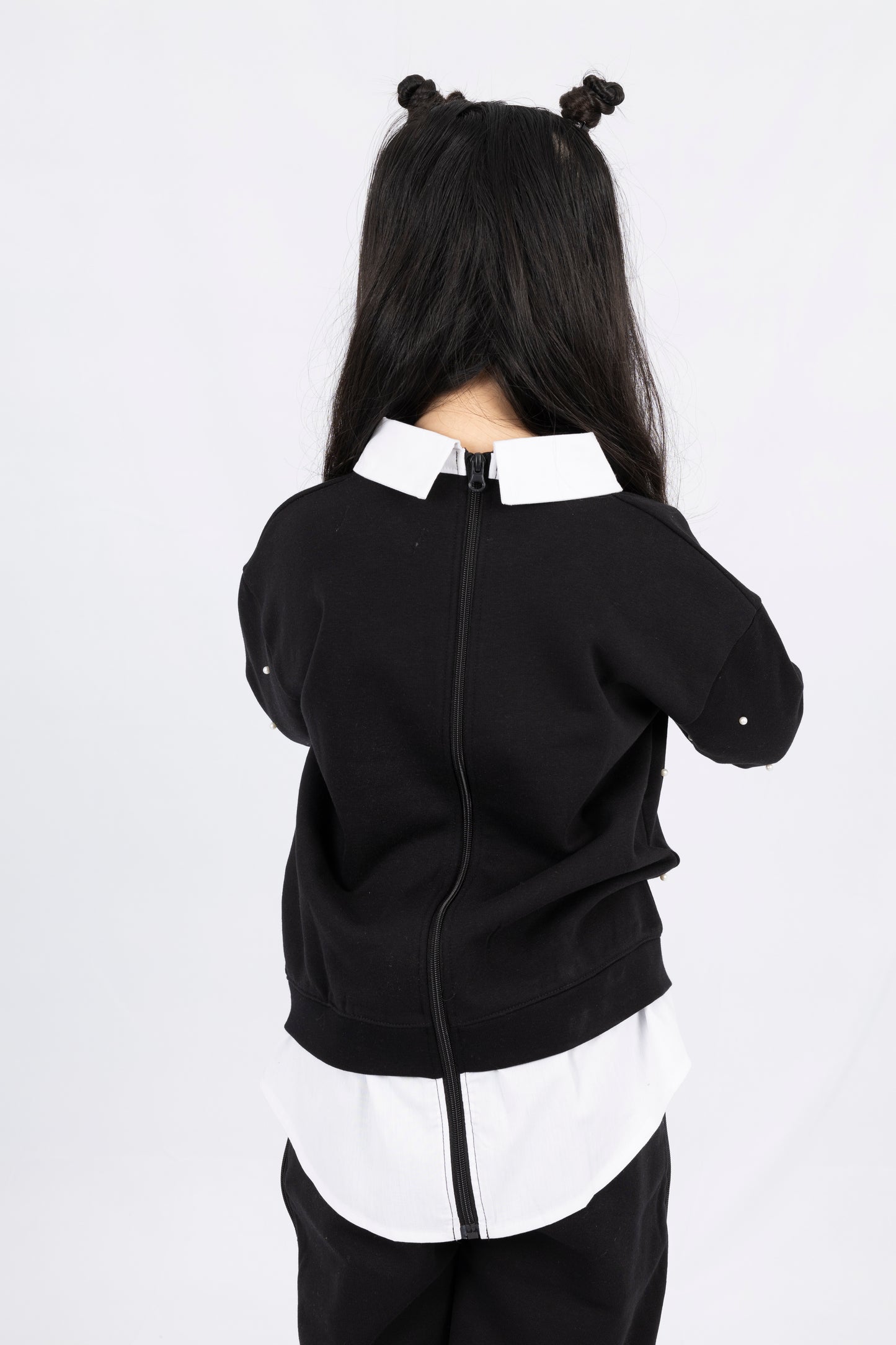 Adaptive Kids Dolman Sleeve Sweatshirt with Back Zipper For Easy Dressing