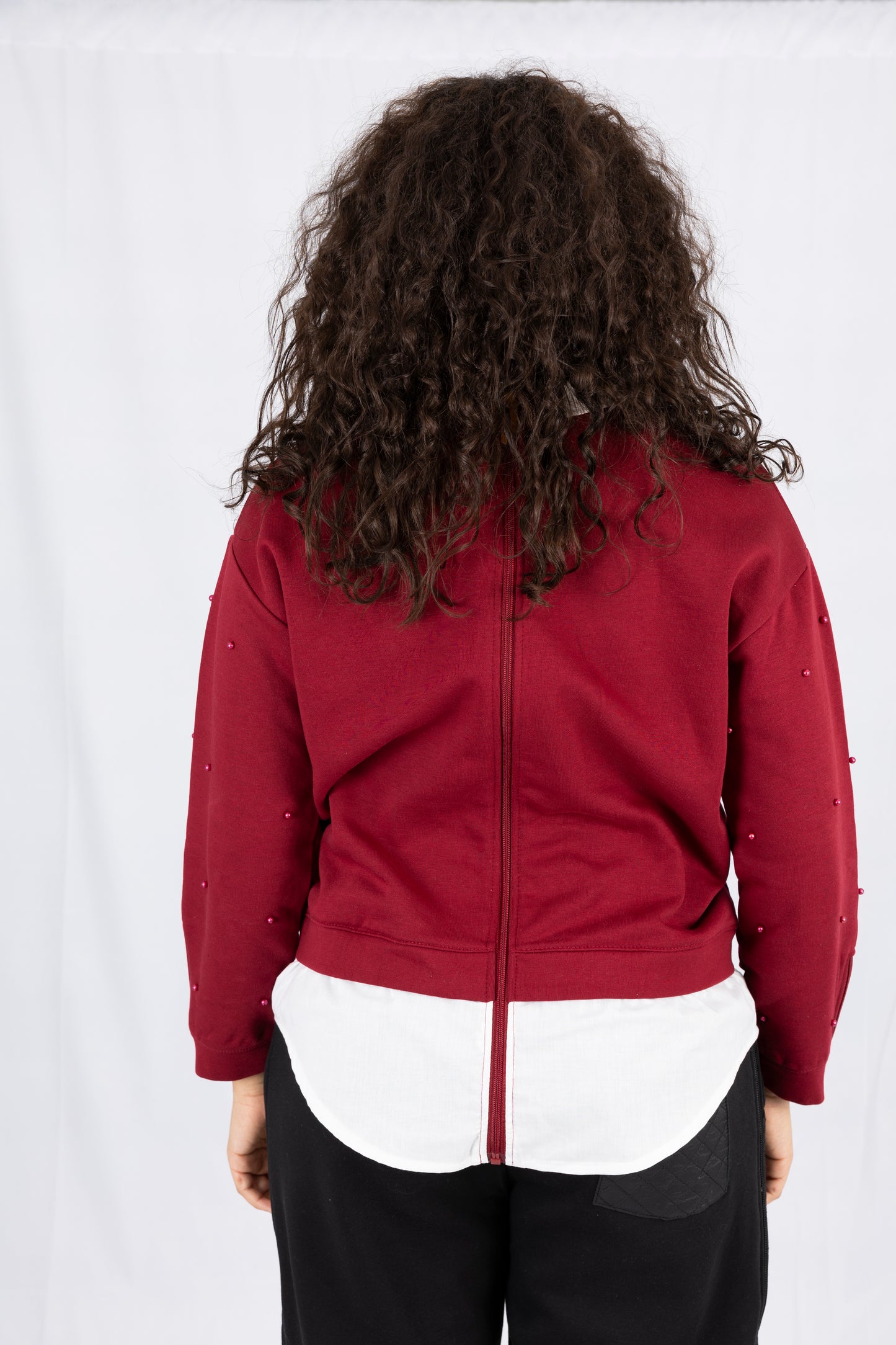 Adaptive Kids Dolman Sleeve Sweatshirt with Back Zipper For Easy Dressing