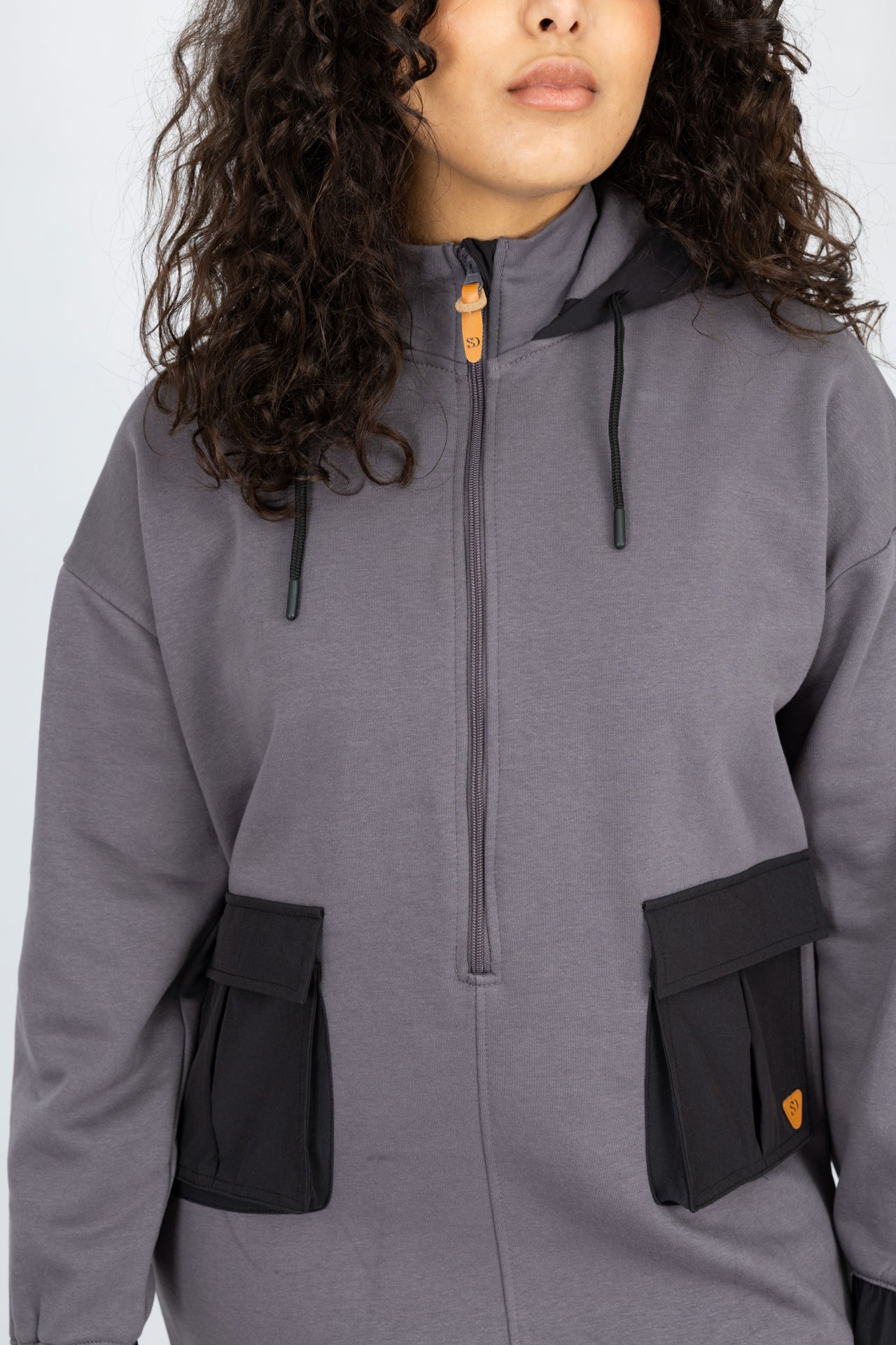 Adaptive Kids Hoodie Dress with Front Zipper & Easy-Undressing Sleeves