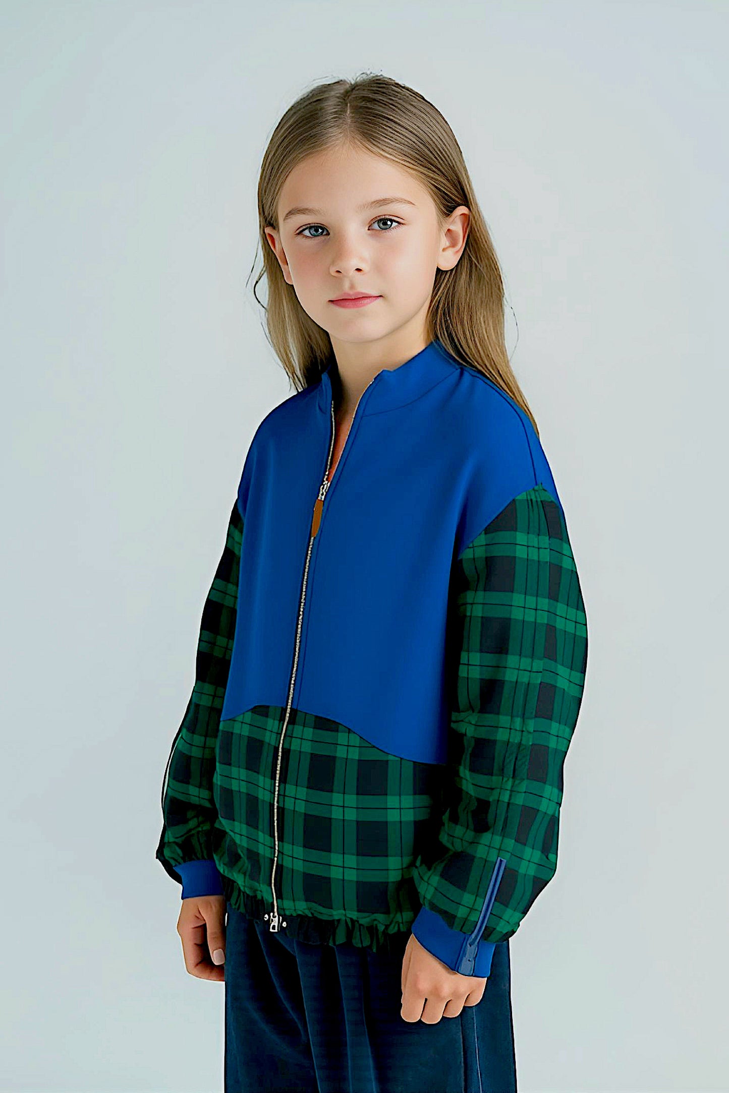 Adaptive Kids Sweatshirt: Magnetic Zipper, Easy-Undressing Sleeves