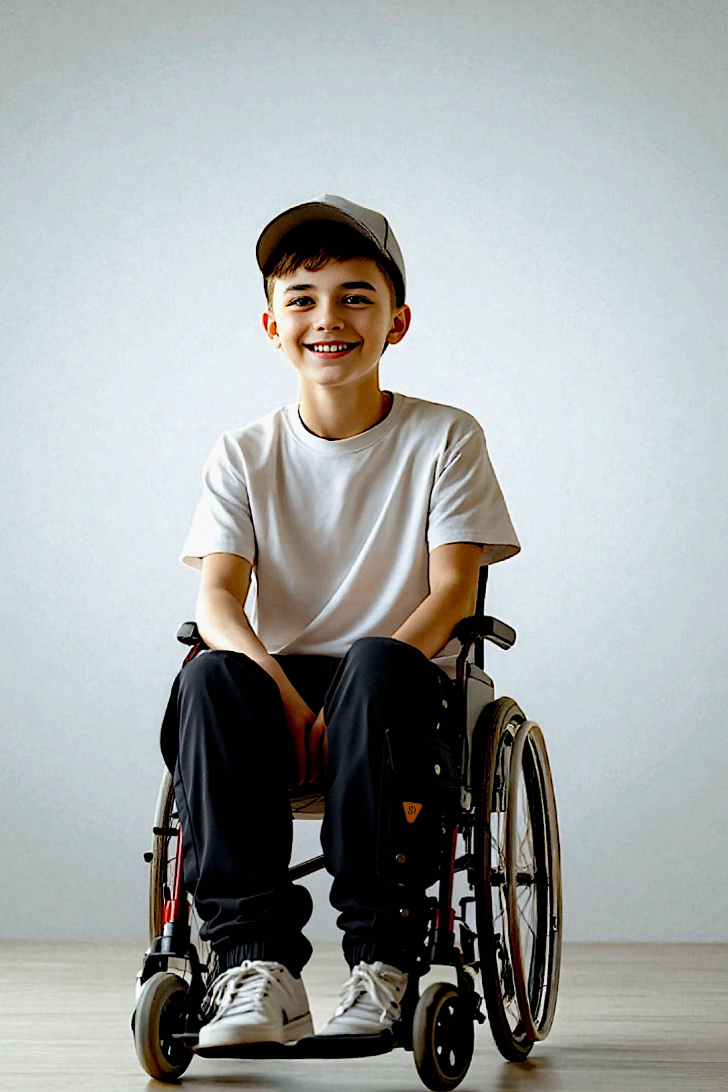 Adaptive Kids Cargo Joggers: Adjustable Elastic Waist & Side Zipper for Easy Undressing