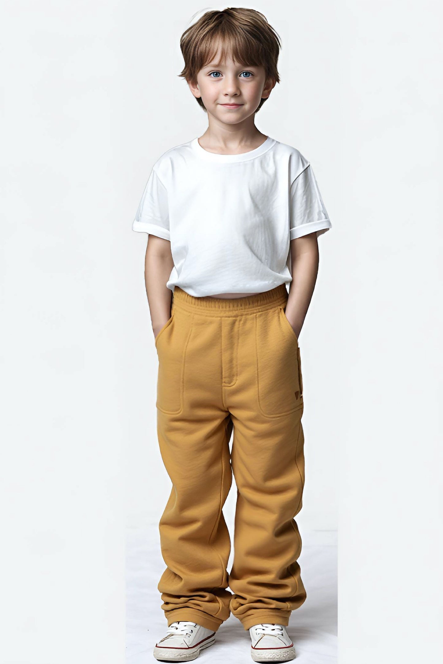 Adaptive Kids Sweatpants: Adjustable Elastic Waist, Zippered Sides for Easy Undressing