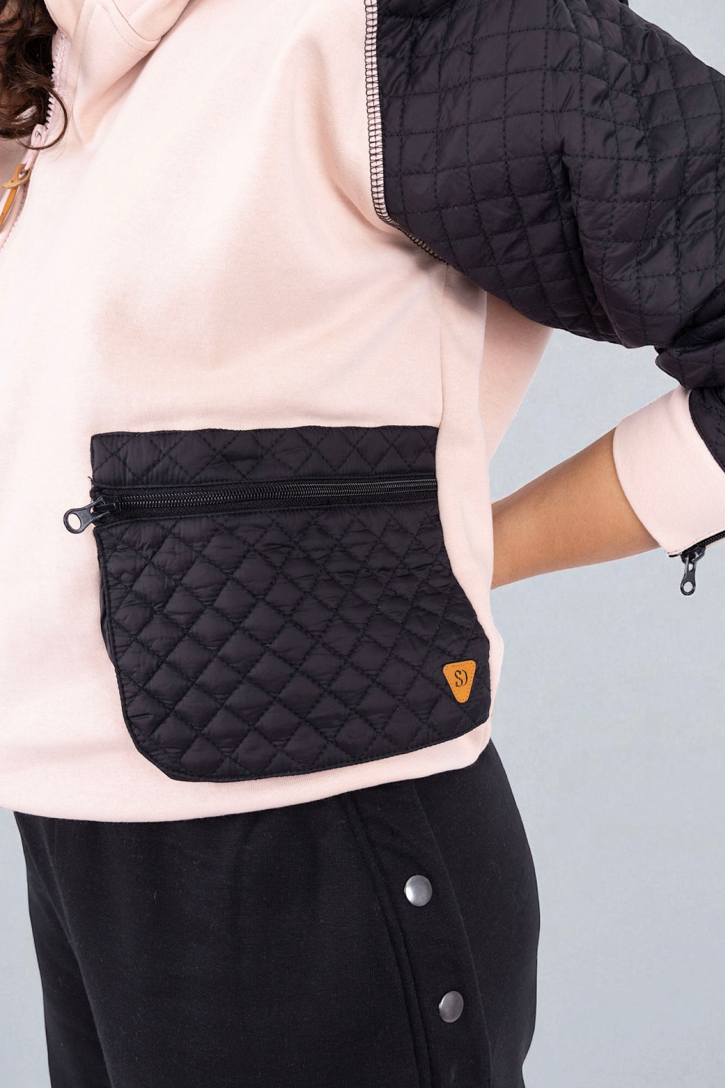 Adaptive Kids Hoodie, With Magnetic Zipper For Easy-Undressing, Fashion Sleeve & Pocket