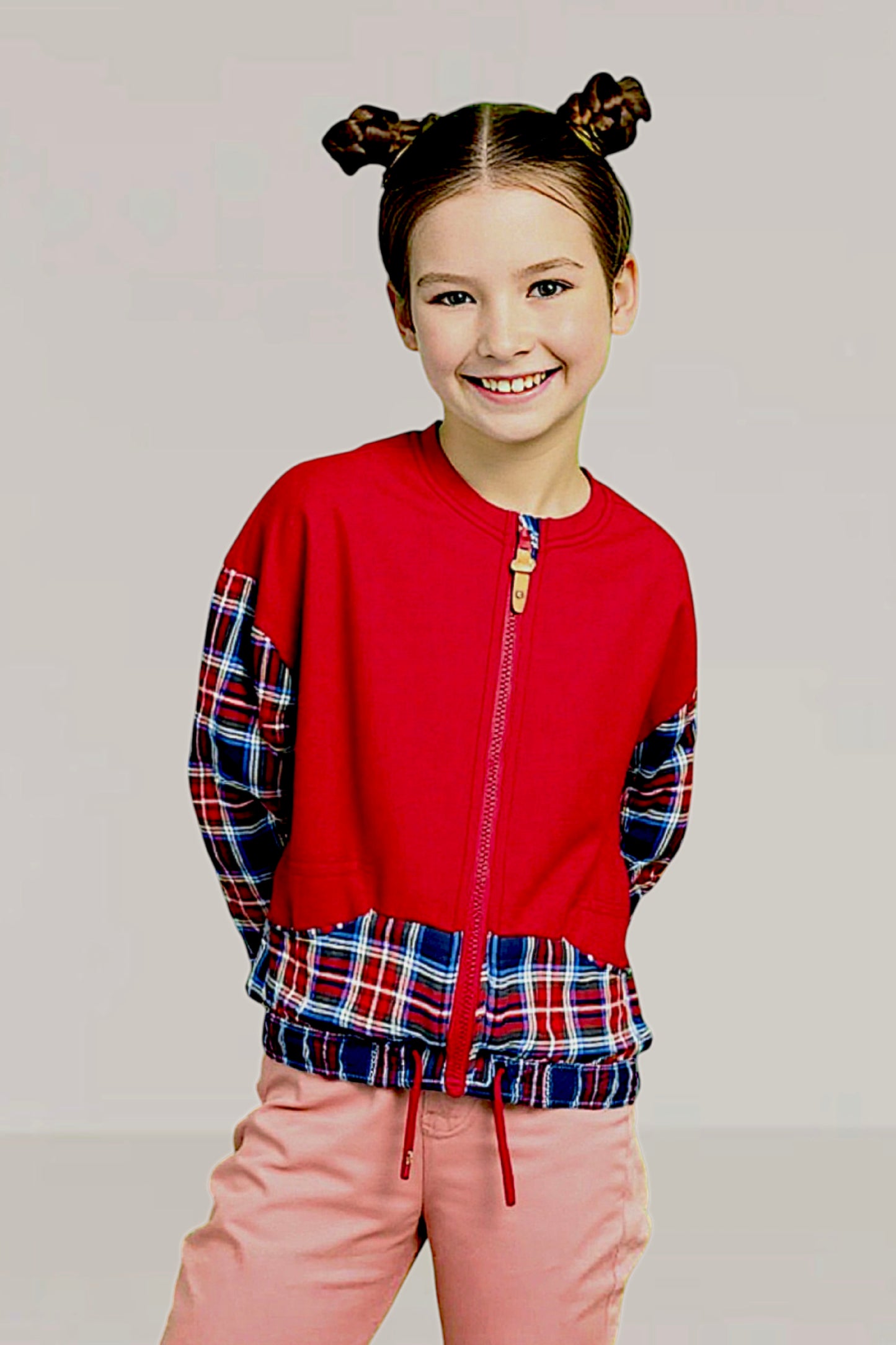 Adaptive Kids Sweatshirt: Magnetic Zipper, Easy-Undressing Sleeves