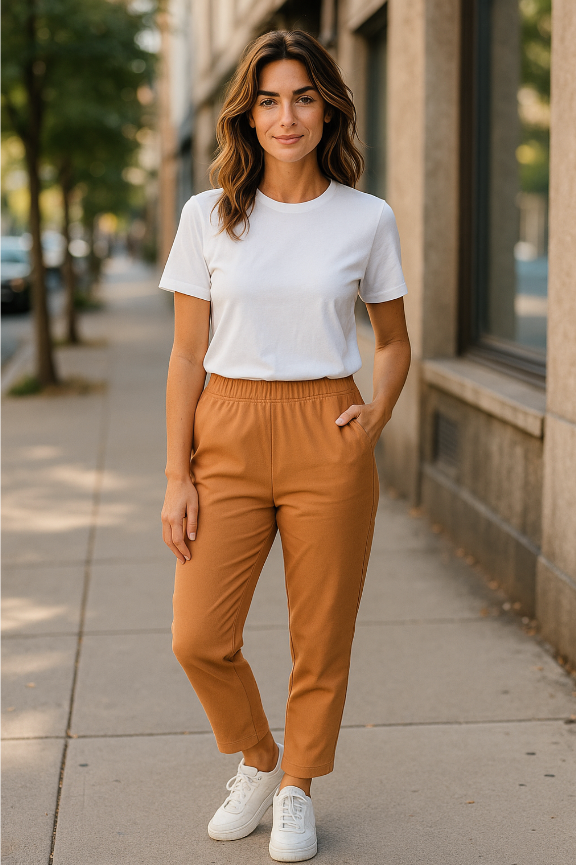 Women's Adaptive Clothing: Stretch Trousers Pant, Elastic Waistband, Side Zipper for Easy Dressing