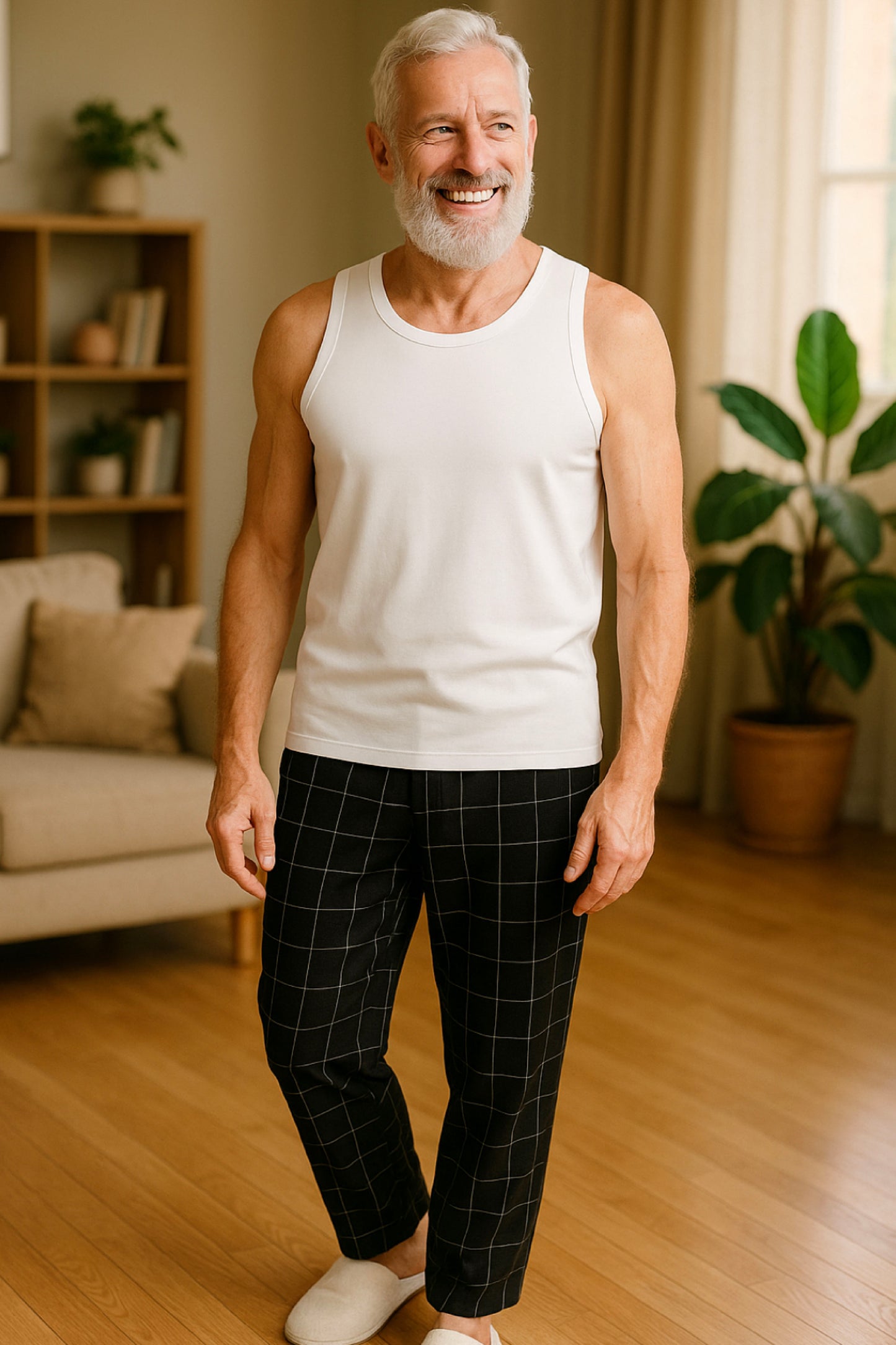 Men’s Adaptive Clothing: Tank Tops with Functional Design and Soft Fabric