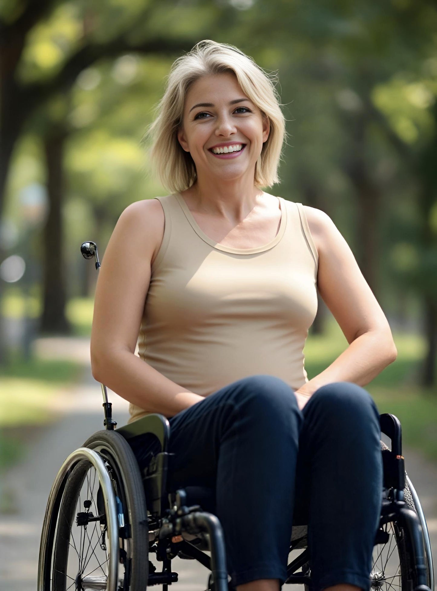 Women's Adaptive Clothing: Versatile Comfort Tank Tops, with Functional Back Flip-Flap, For Easy Undressing