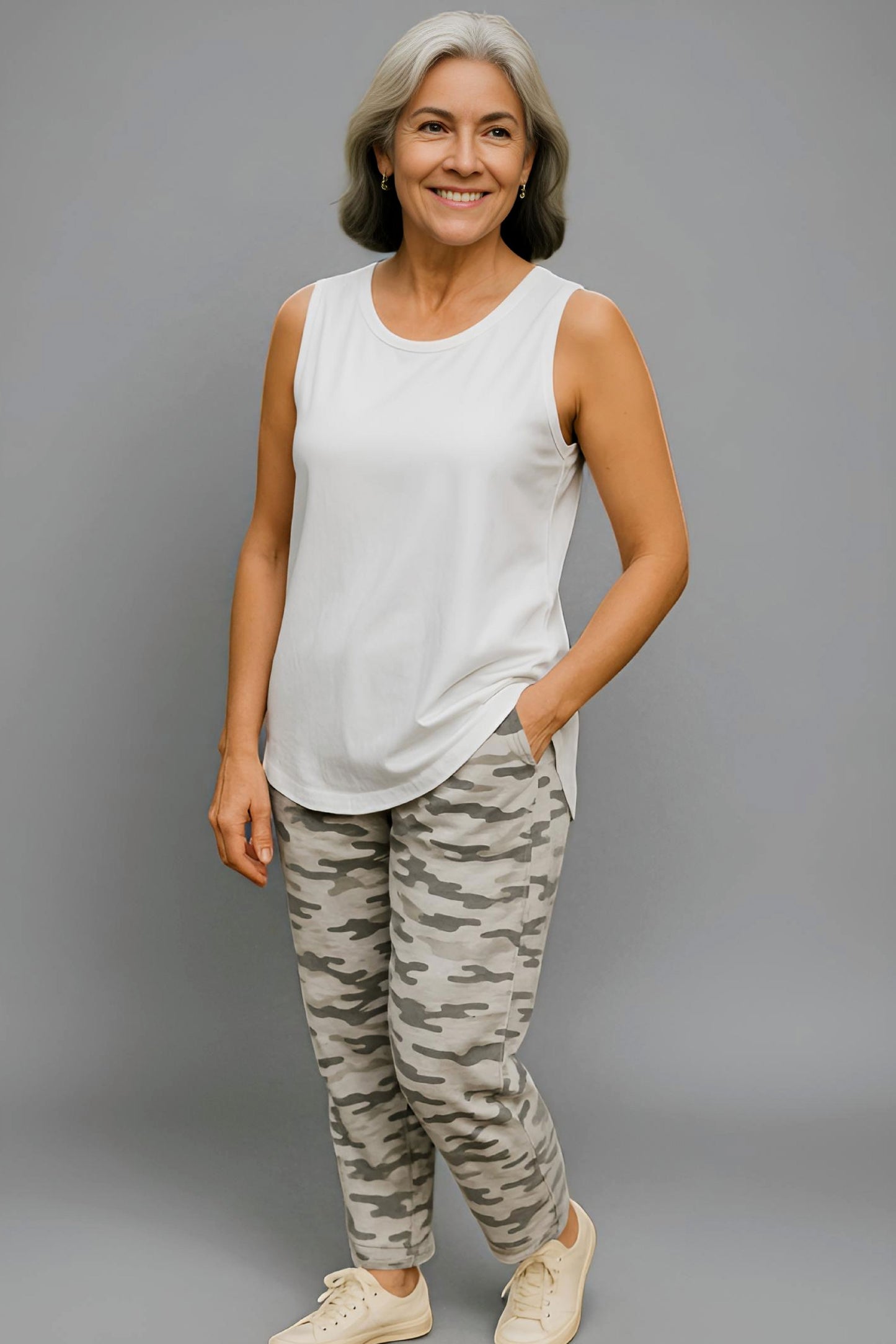 Women's Adaptive Clothing: Versatile Comfort Tank Tops, with Functional Back Flip-Flap, For Easy Undressing