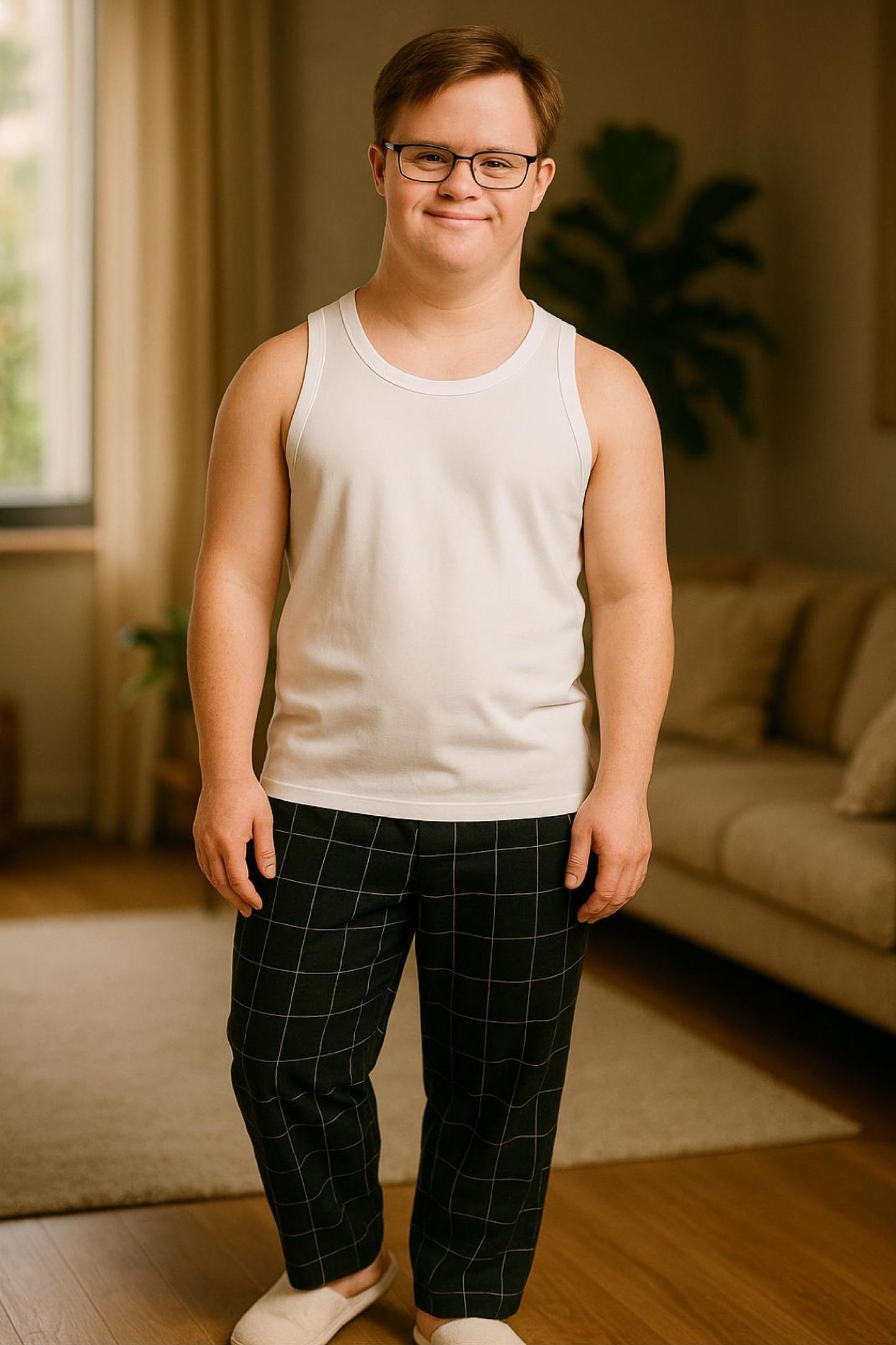 Men’s Adaptive Clothing: Tank Tops with Functional Design and Soft Fabric