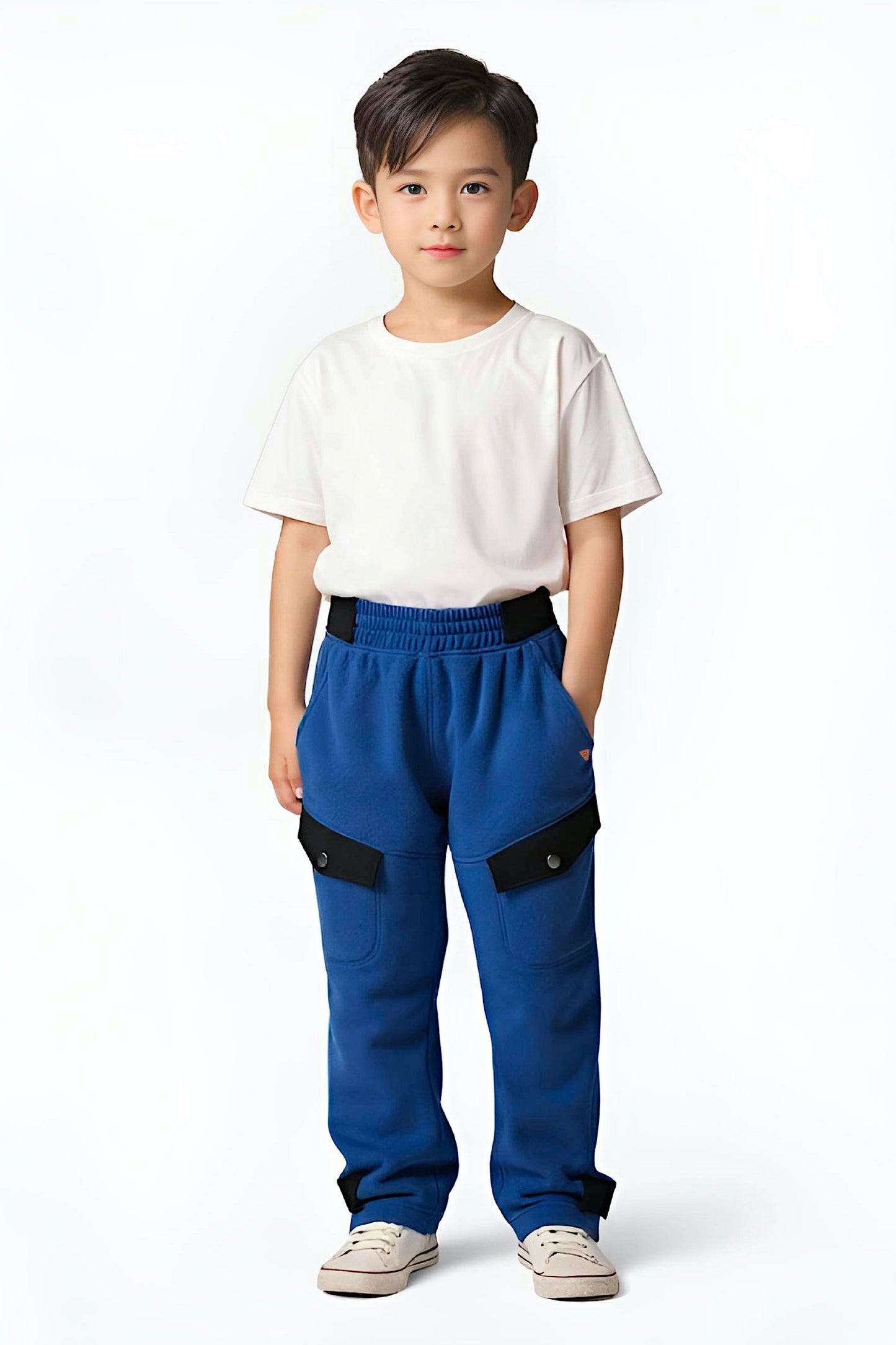 Adaptive Kids Polar Pants: Adjustable Waist, Full Side Zipper for Easy Undressing