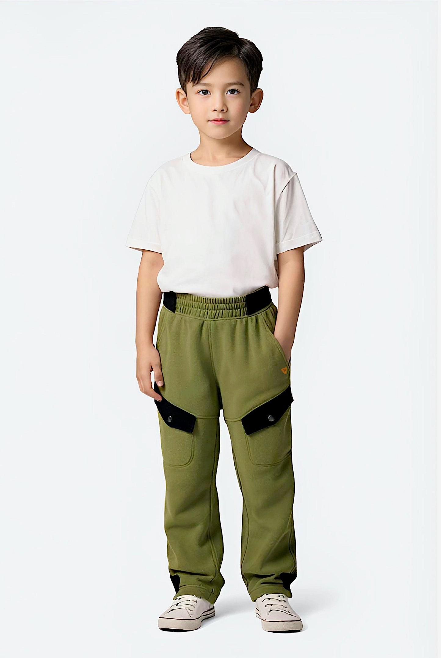 Adaptive Kids Polar Pants: Adjustable Waist, Full Side Zipper for Easy Undressing