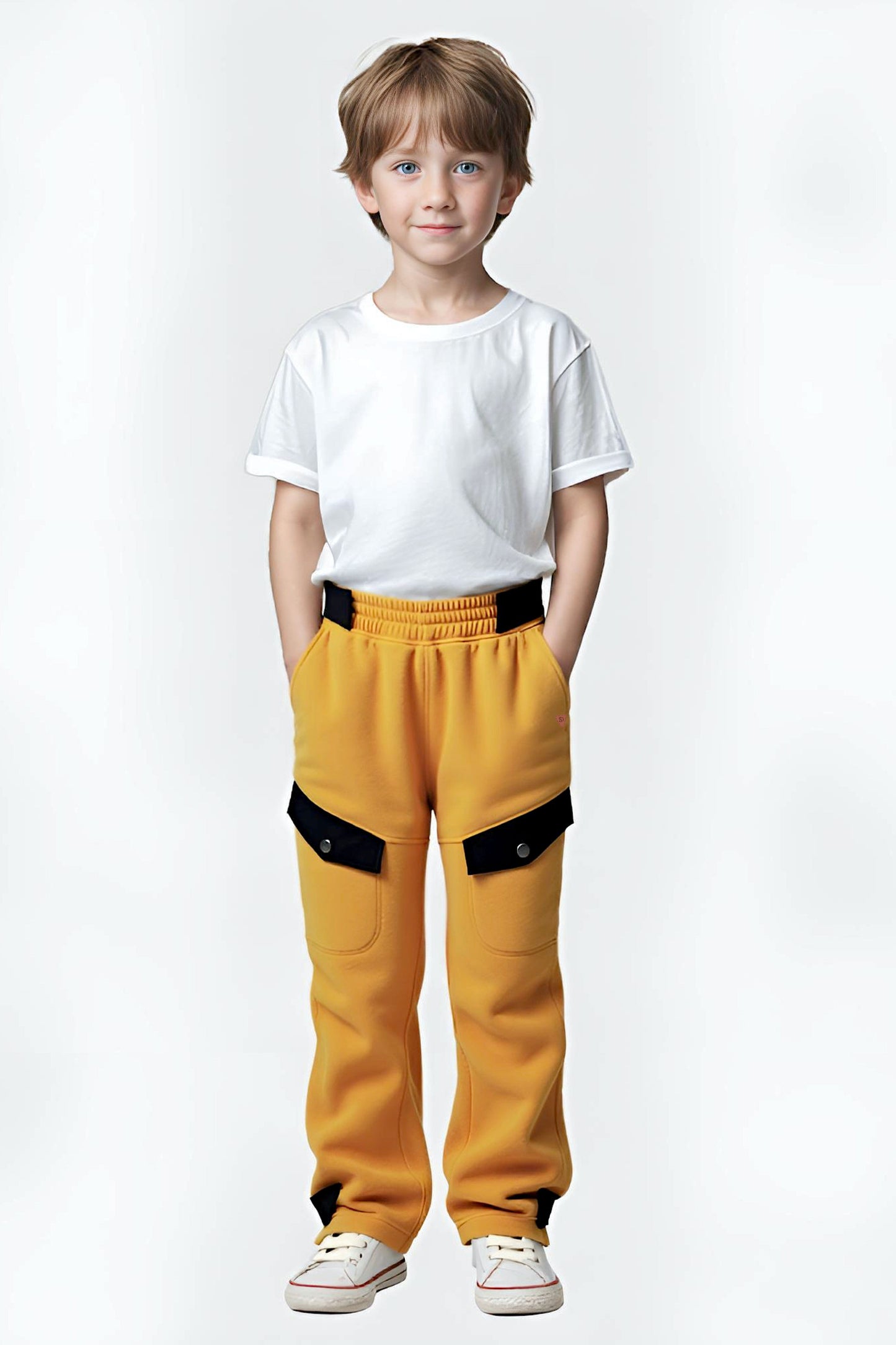 Adaptive Kids Polar Pants: Adjustable Waist, Full Side Zipper for Easy Undressing