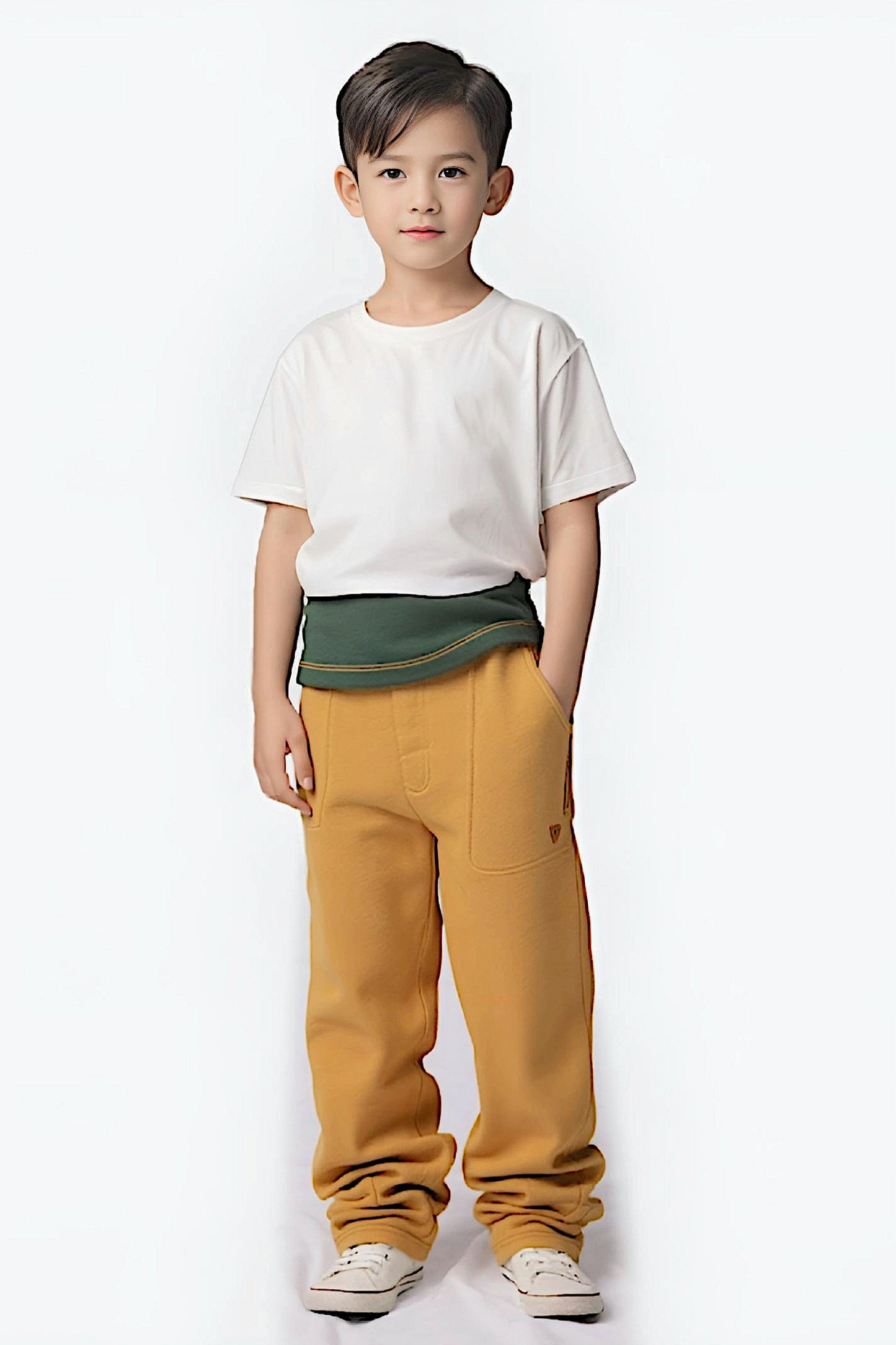 Adaptive Kids Sweatpants: Adjustable Elastic Waist, Zippered Sides for Easy Undressing