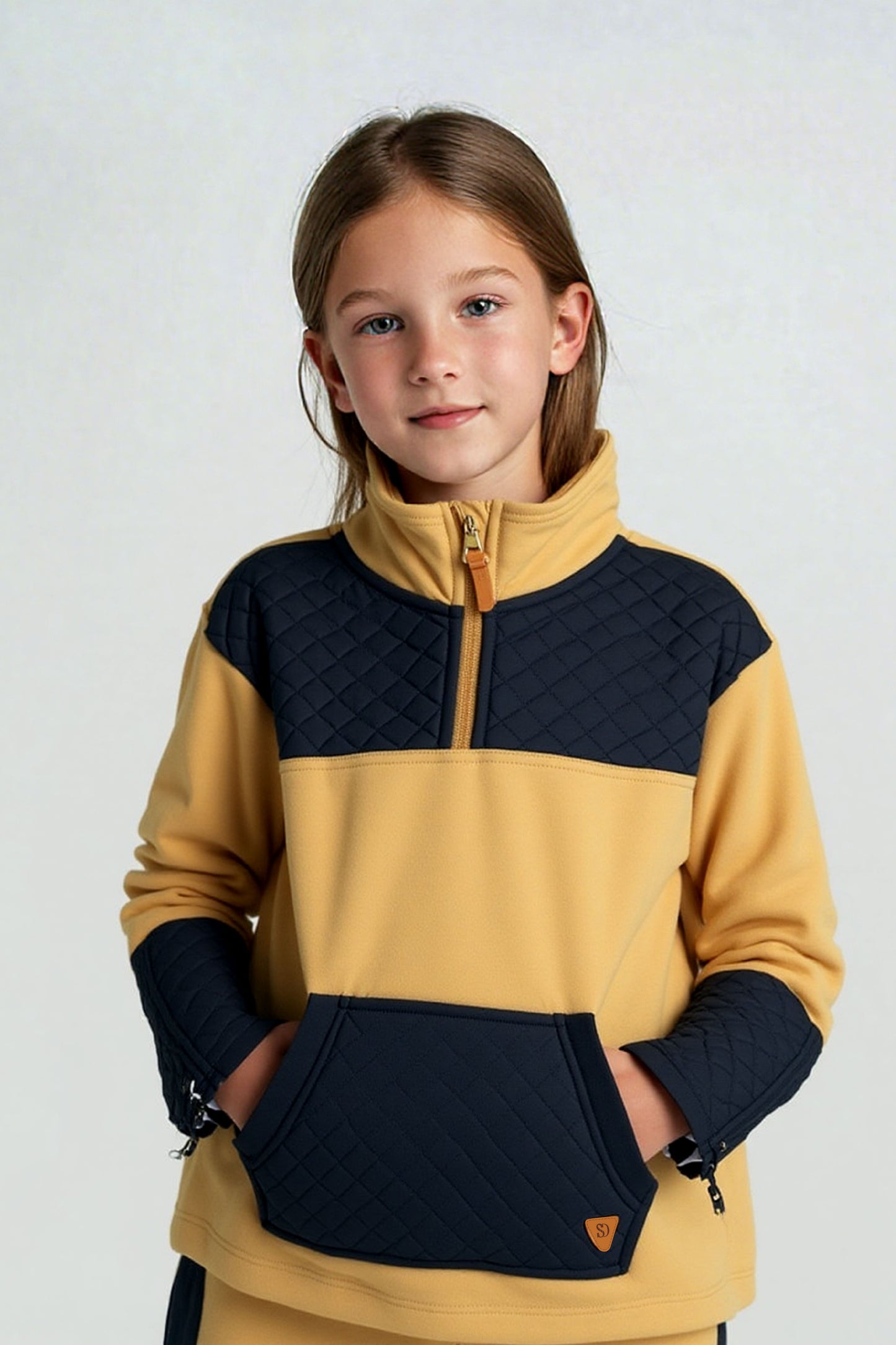 Adaptive Kids Jacket: Front Zipper, Back Flip-Flap Velcro, Easy-Undressing Sleeves
