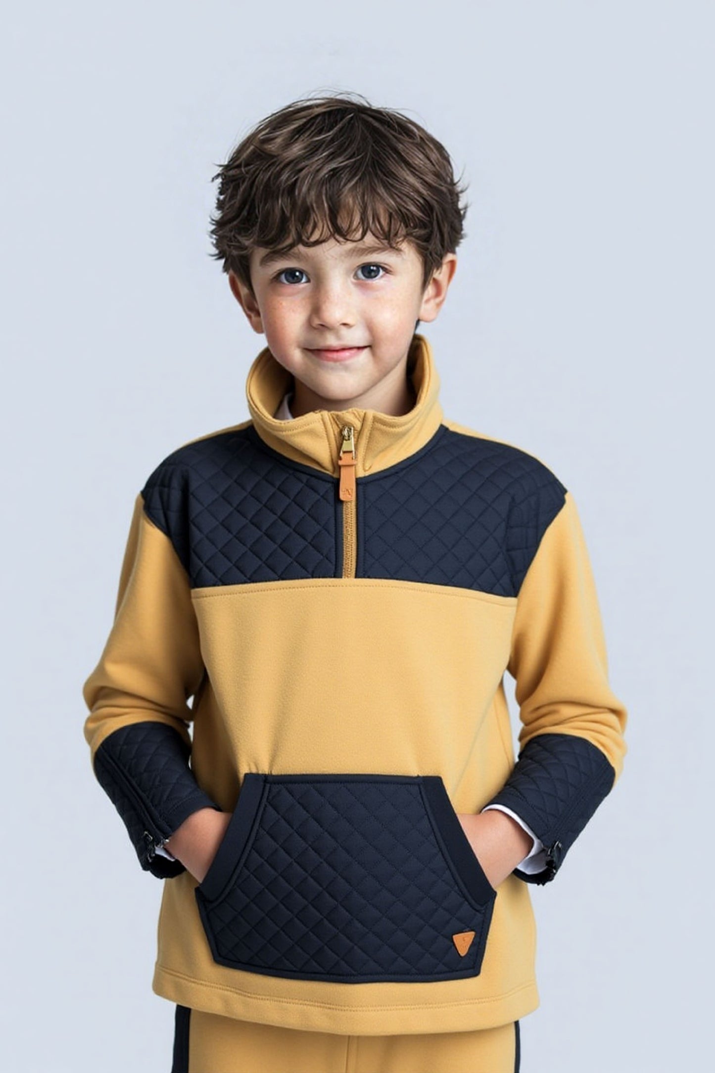 Adaptive Kids Jacket: Front Zipper, Back Flip-Flap Velcro, Easy-Undressing Sleeves