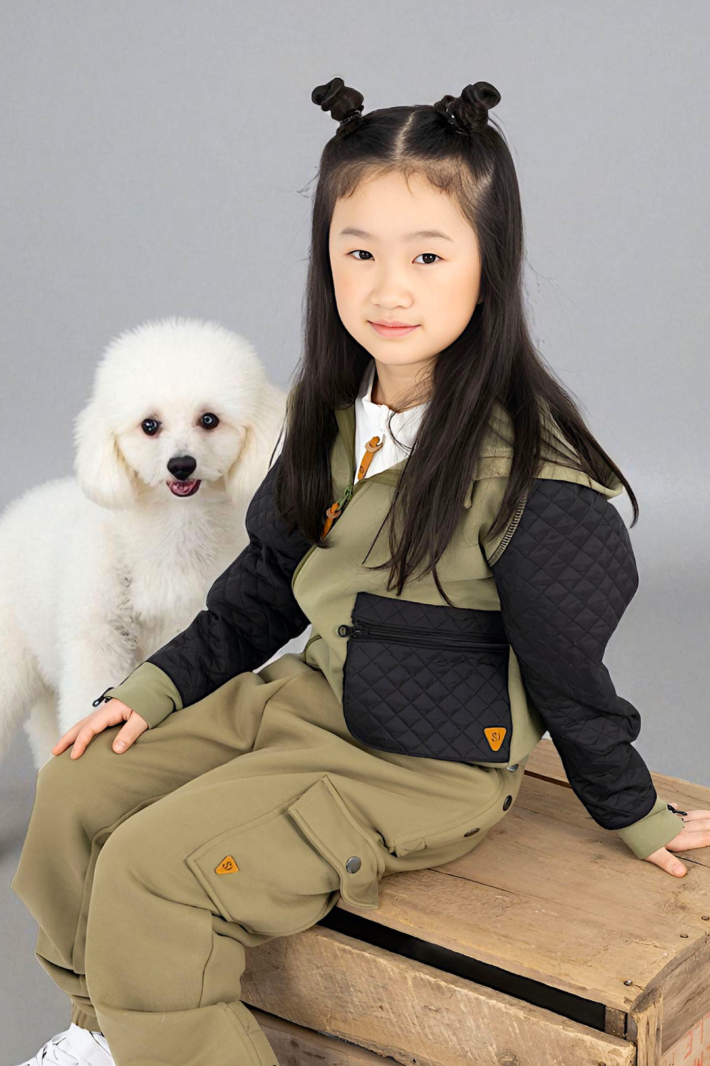 Adaptive Kids Hoodie, With Magnetic Zipper For Easy-Undressing, Fashion Sleeve & Pocket