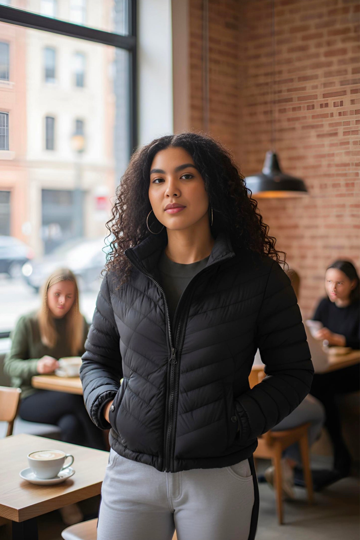 Kids Girls Jacket Detachable Hood