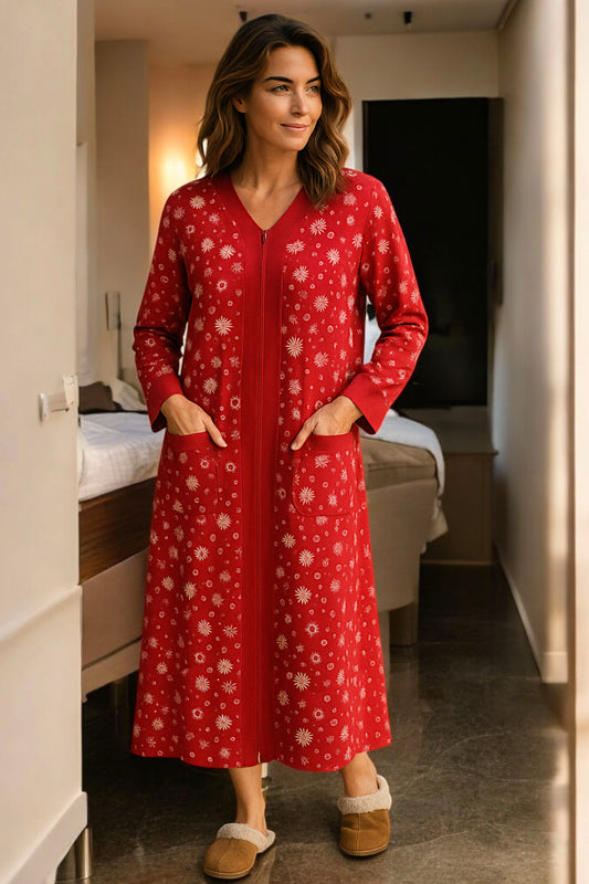 Adaptive Women's Long Pyjamas: with Long Sleeve, Stylish, Practical, and Perfect for Peaceful Nights, Ideal for Adaptive or Medical Needs