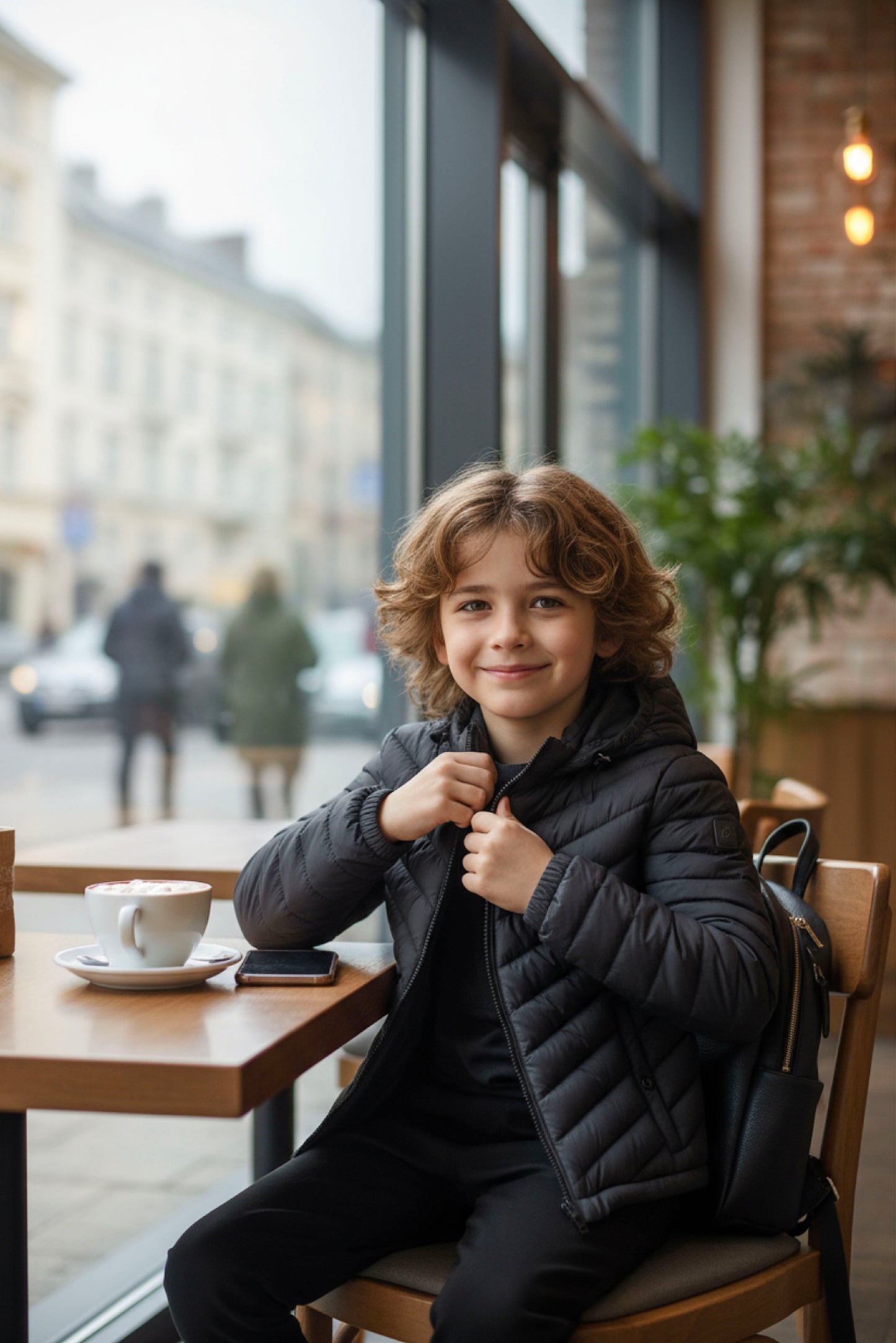 Kids Boy's Jacket Detachable Hood