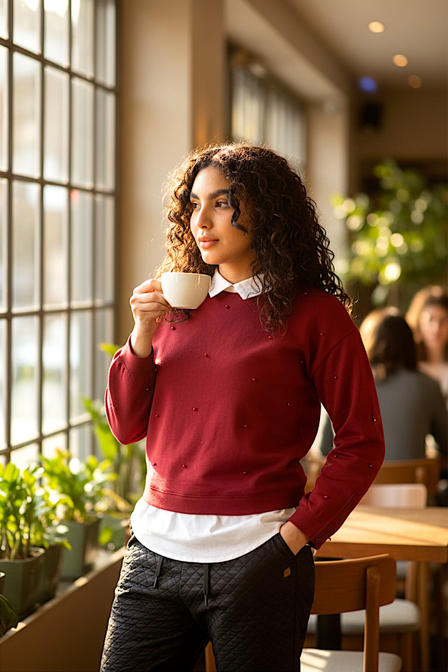 Adaptive Kids Dolman Sleeve Sweatshirt with Back Zipper For Easy Dressing