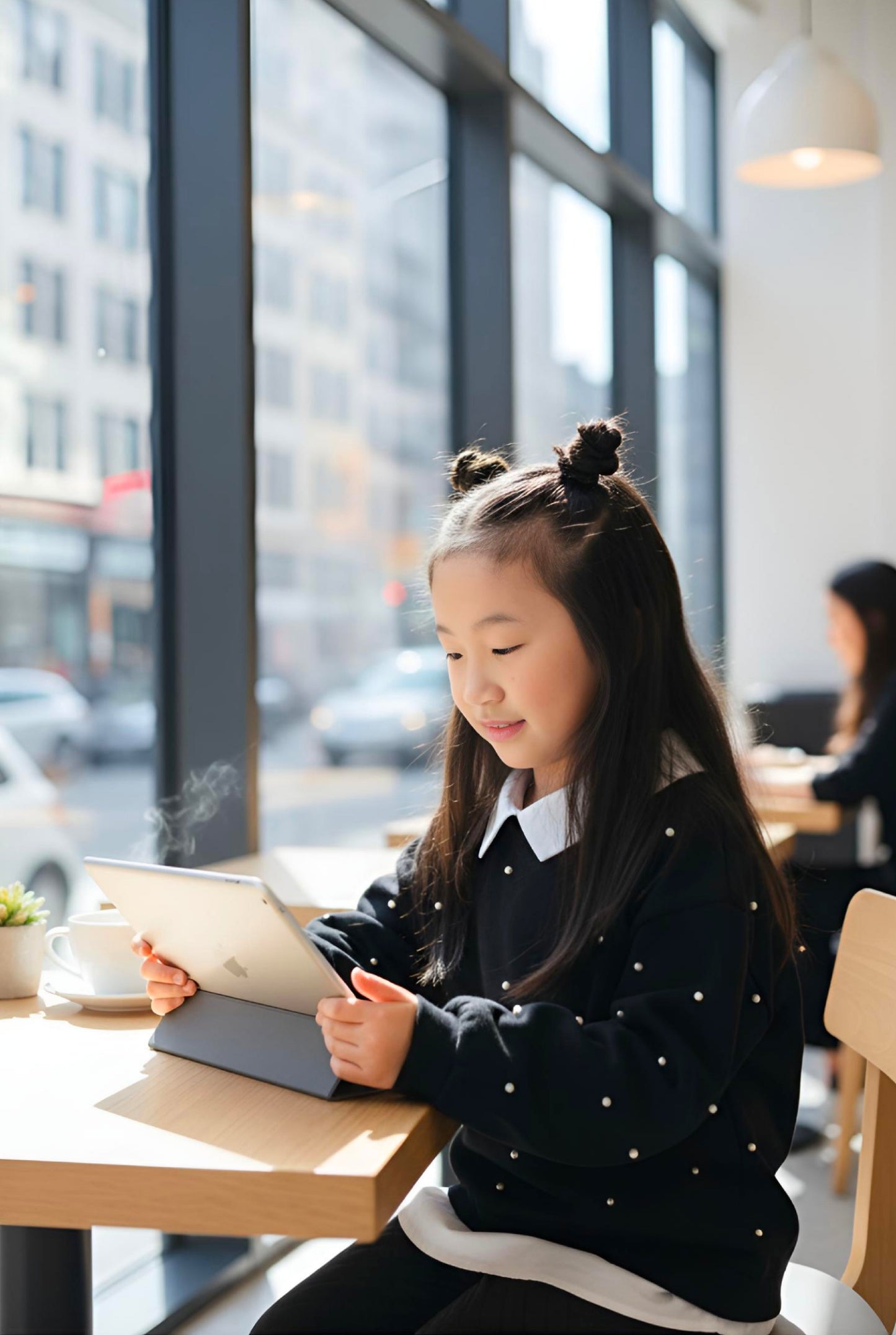 Adaptive Kids Dolman Sleeve Sweatshirt with Back Zipper For Easy Dressing