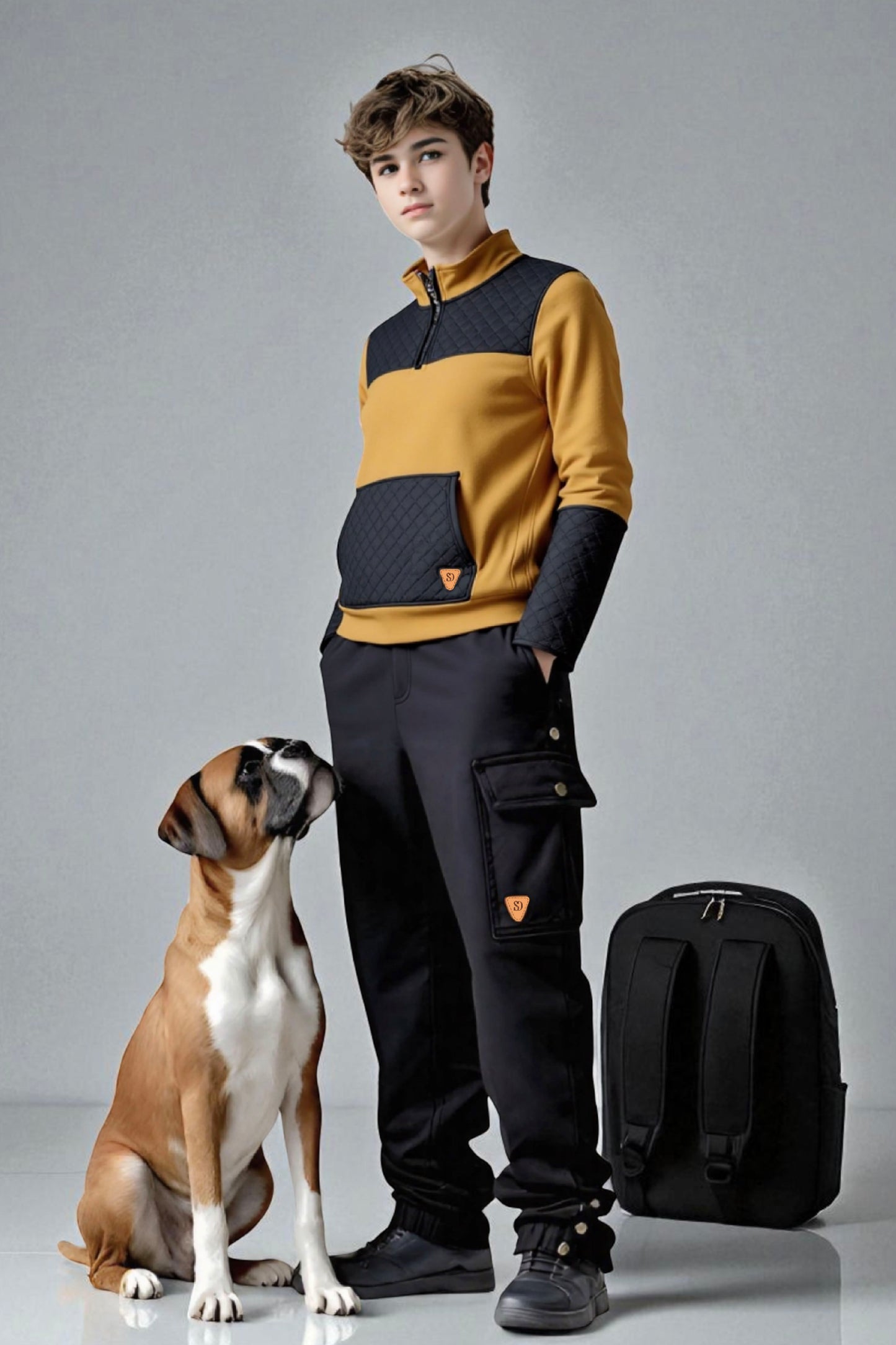 Adaptive Kids Unisex Sweatshirt: Front Zipper and Easy-Undressing Sleeves