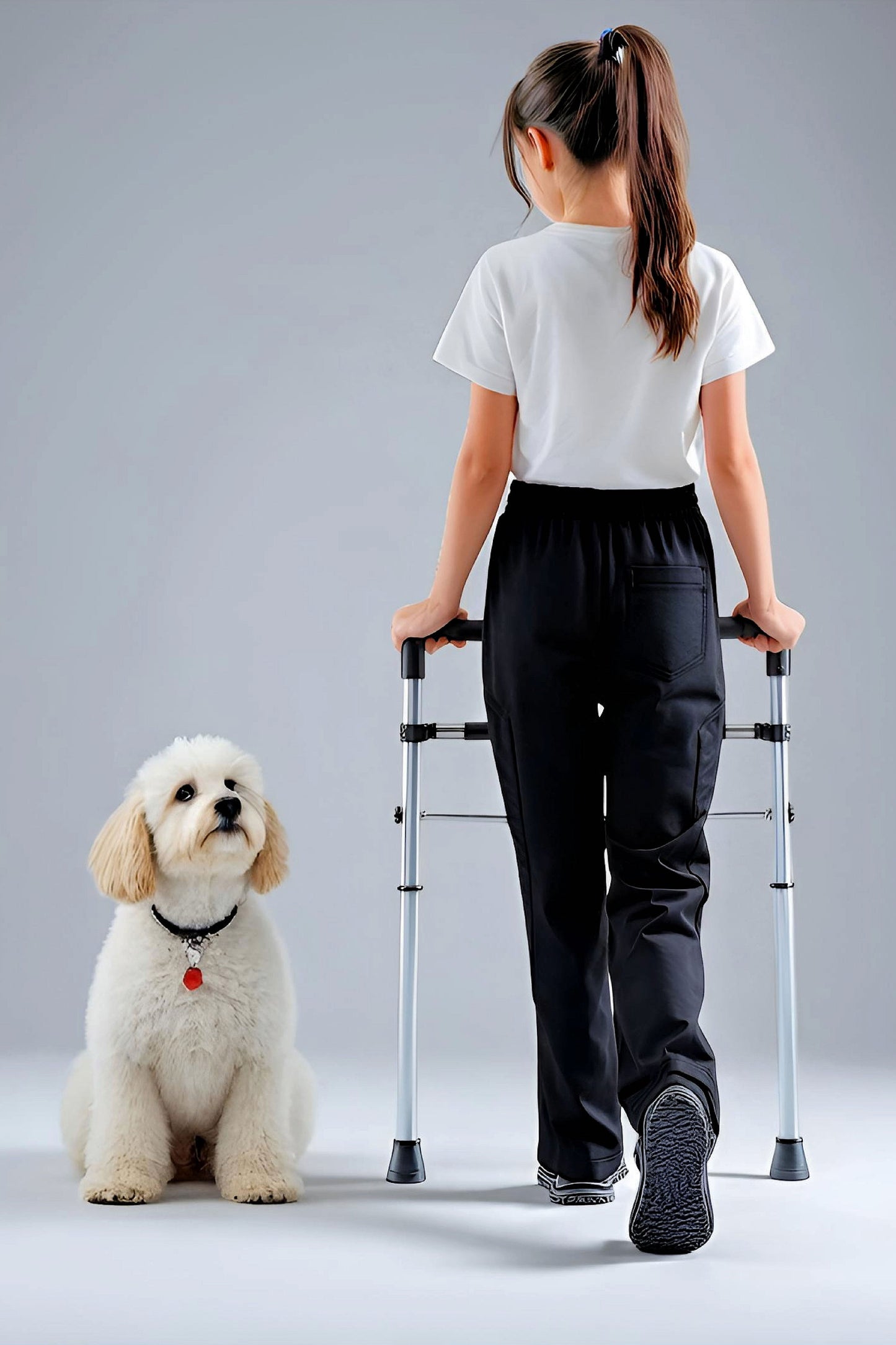 Adaptive Kids Sweatpants with Full-Leg Zippers for Easy Undressing