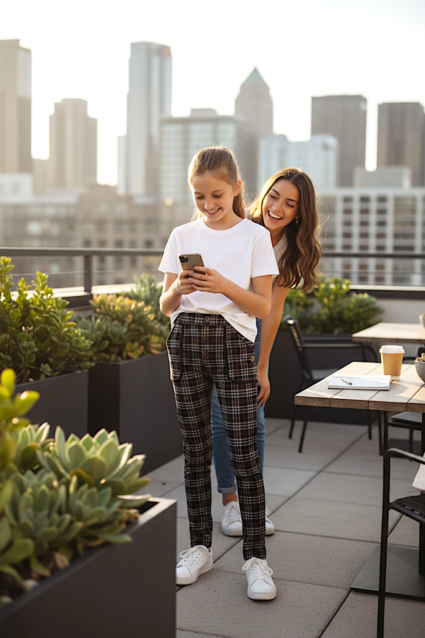 Adaptive Kids Stretch Pants: Elastic Waistband, Full Side Zipper for Easy Undressing