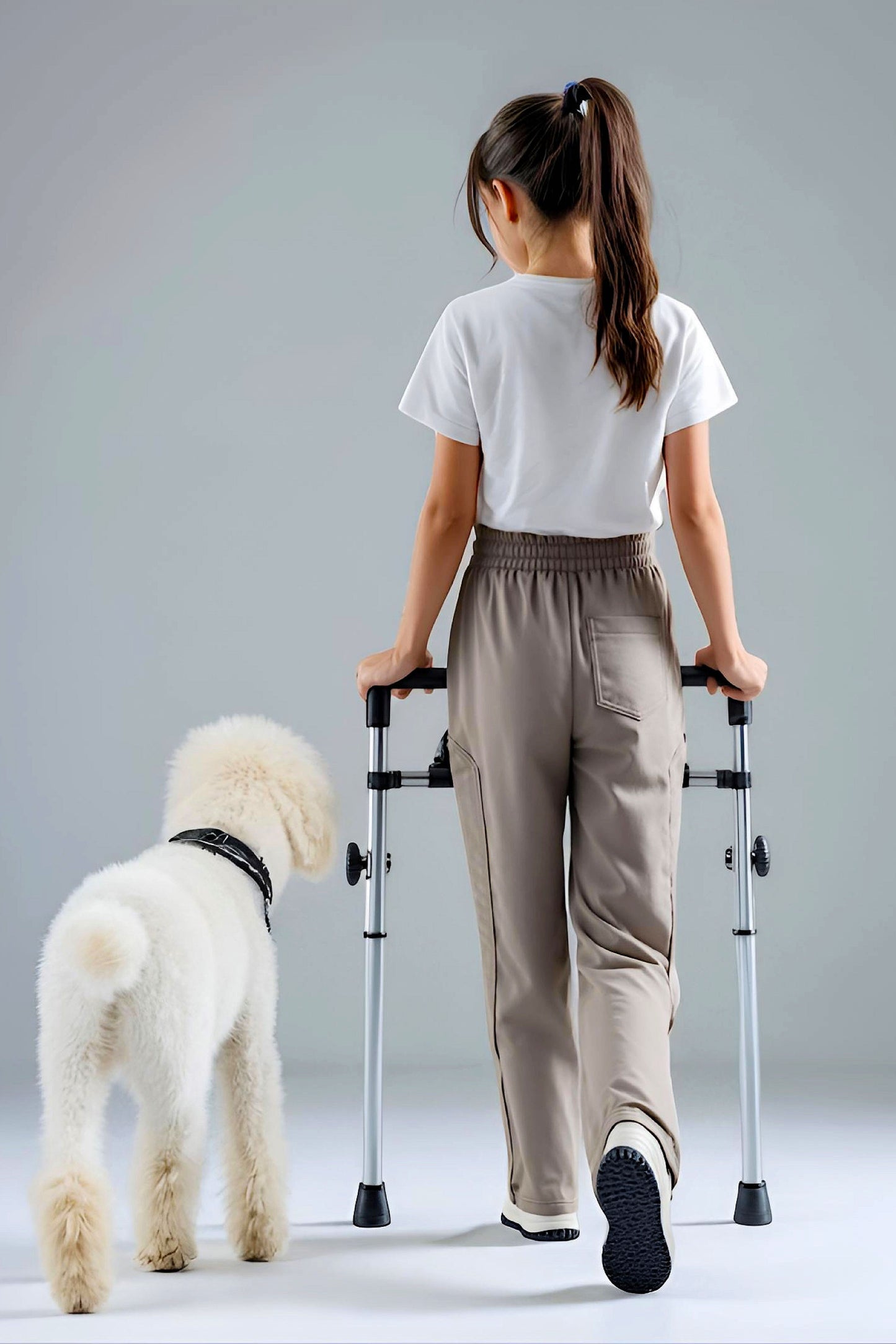 Adaptive Kids Sweatpants with Full-Leg Zippers for Easy Undressing