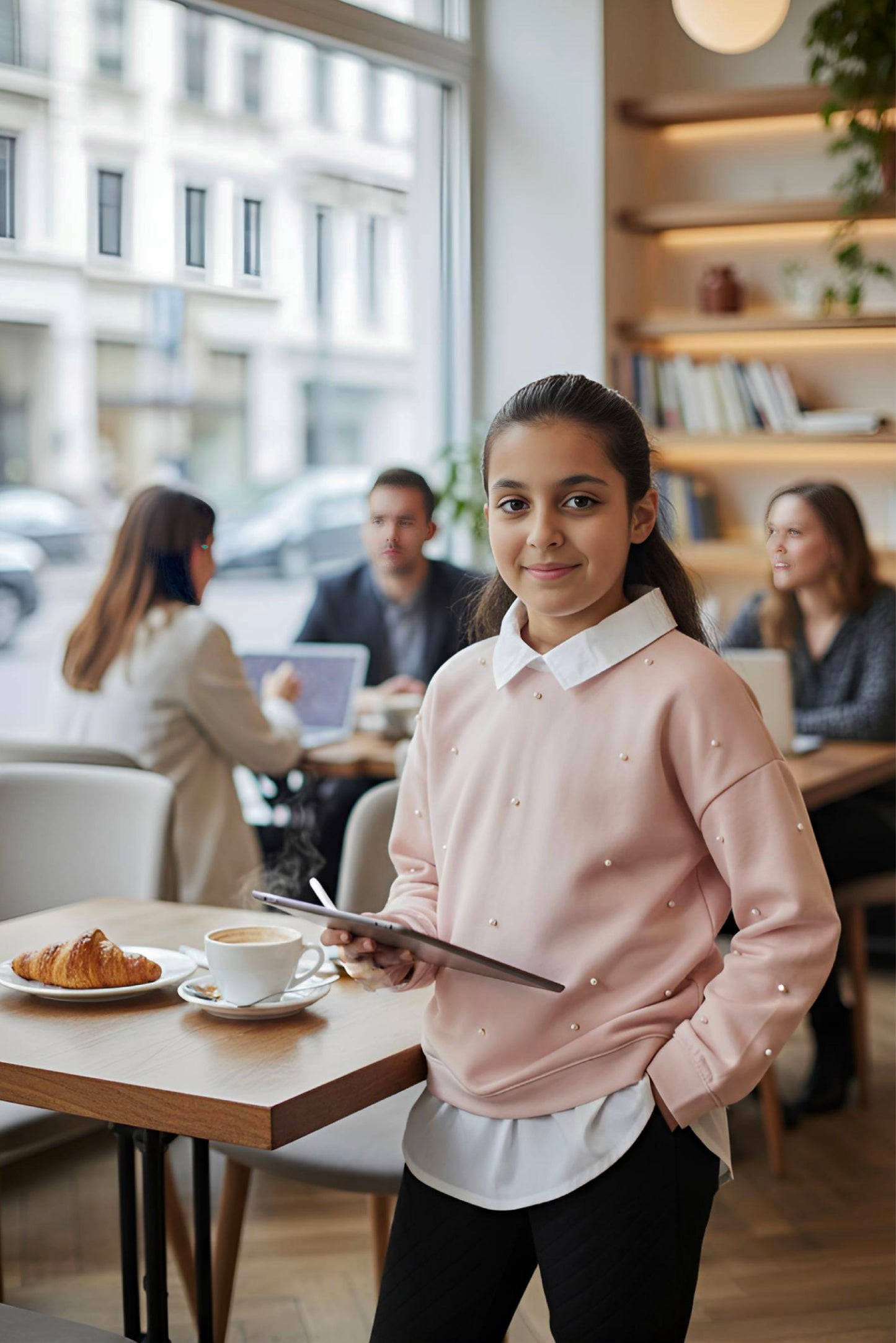 Adaptive Kids Dolman Sleeve Sweatshirt with Back Zipper For Easy Dressing