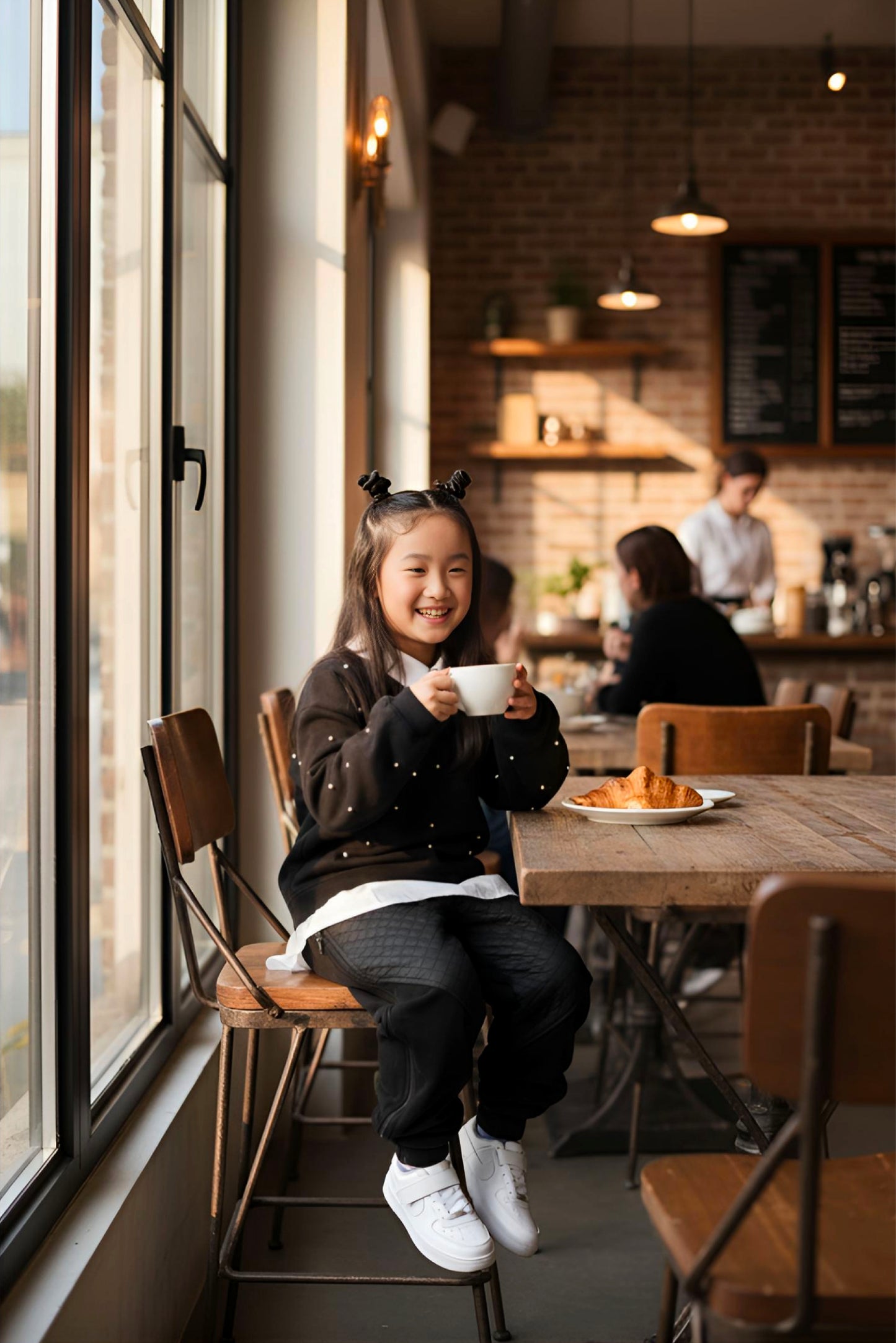 Adaptive Kids Dolman Sleeve Sweatshirt with Back Zipper For Easy Dressing