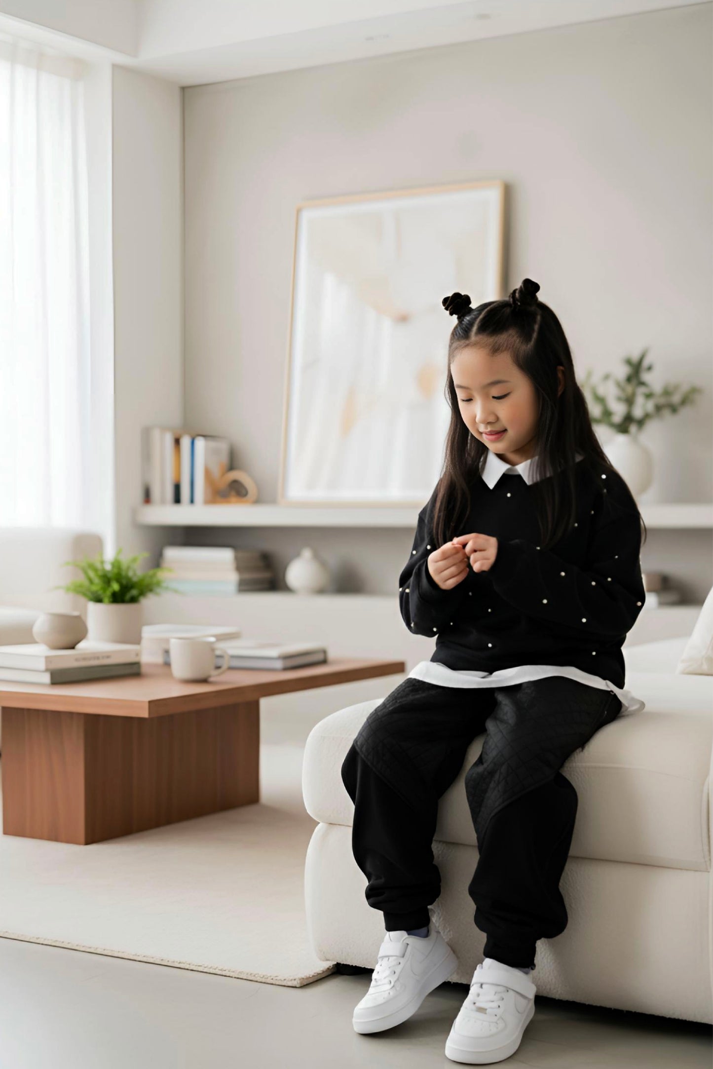 Adaptive Kids Dolman Sleeve Sweatshirt with Back Zipper For Easy Dressing