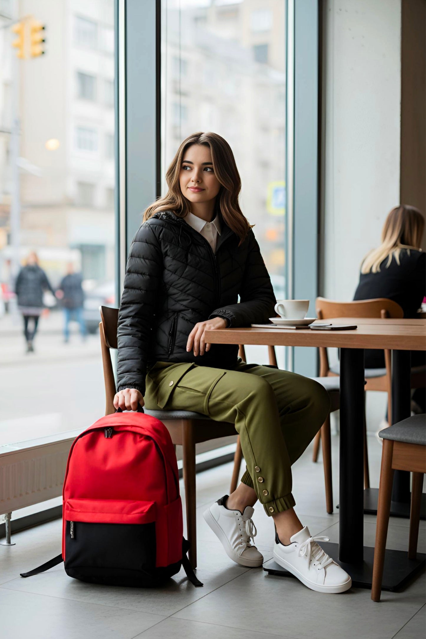 Kids Girls Jacket Detachable Hood