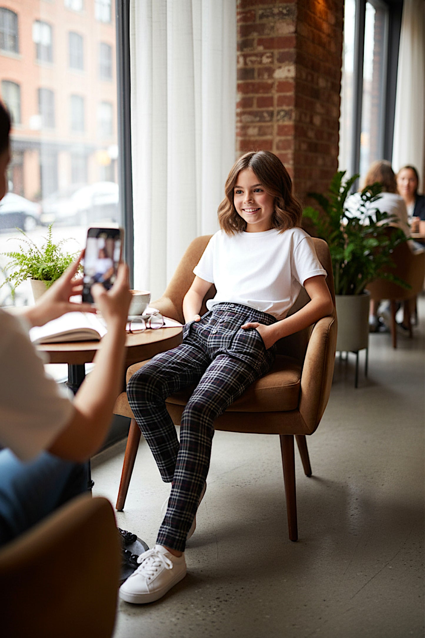 Adaptive Kids Stretch Pants: Elastic Waistband, Full Side Zipper for Easy Undressing