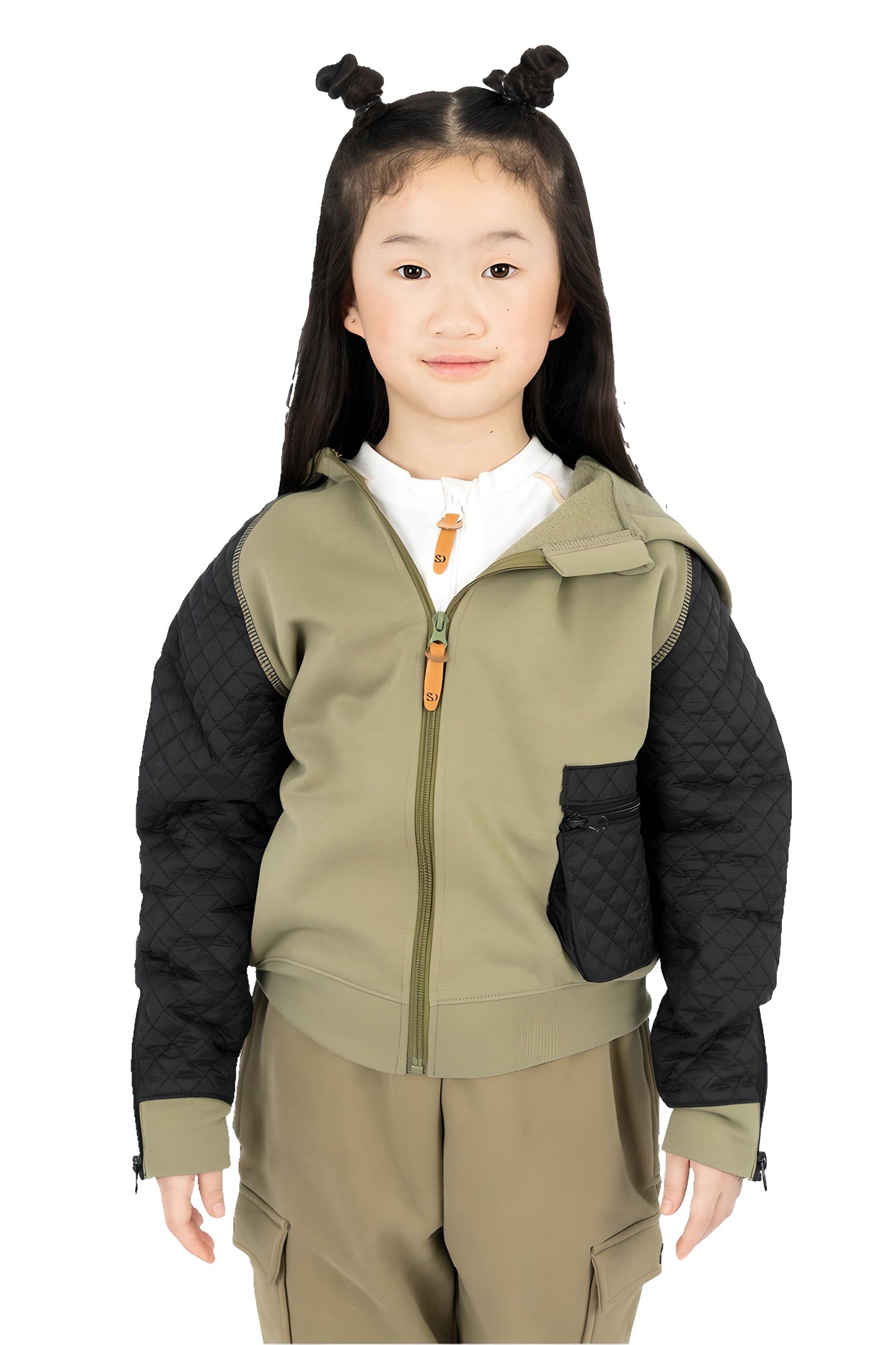 Adaptive Kids Hoodie, With Magnetic Zipper For Easy-Undressing, Fashion Sleeve & Pocket