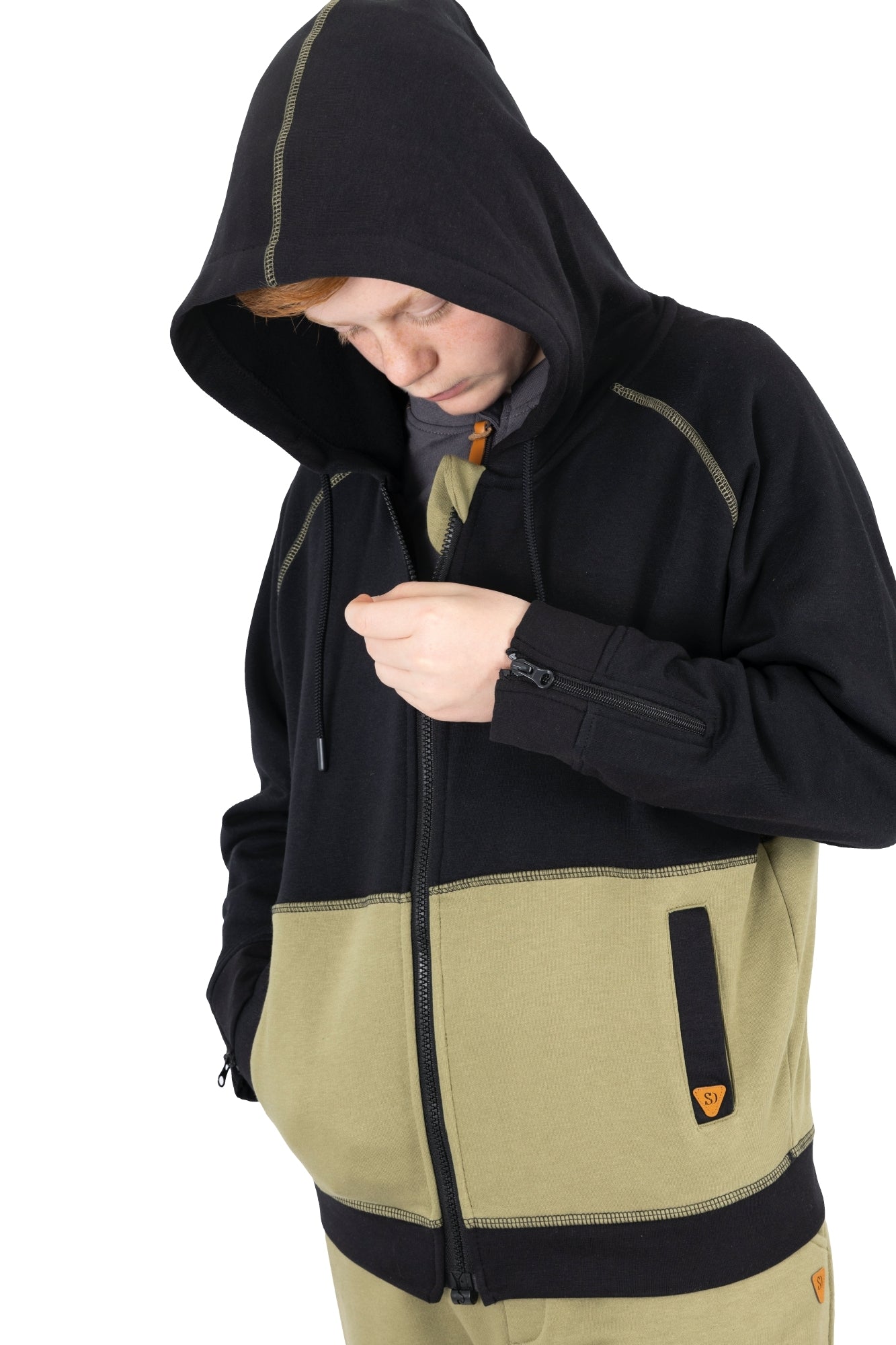 Adaptive Kids Hoodie with Magnetic Zipper & Easy-Undress Sleeves