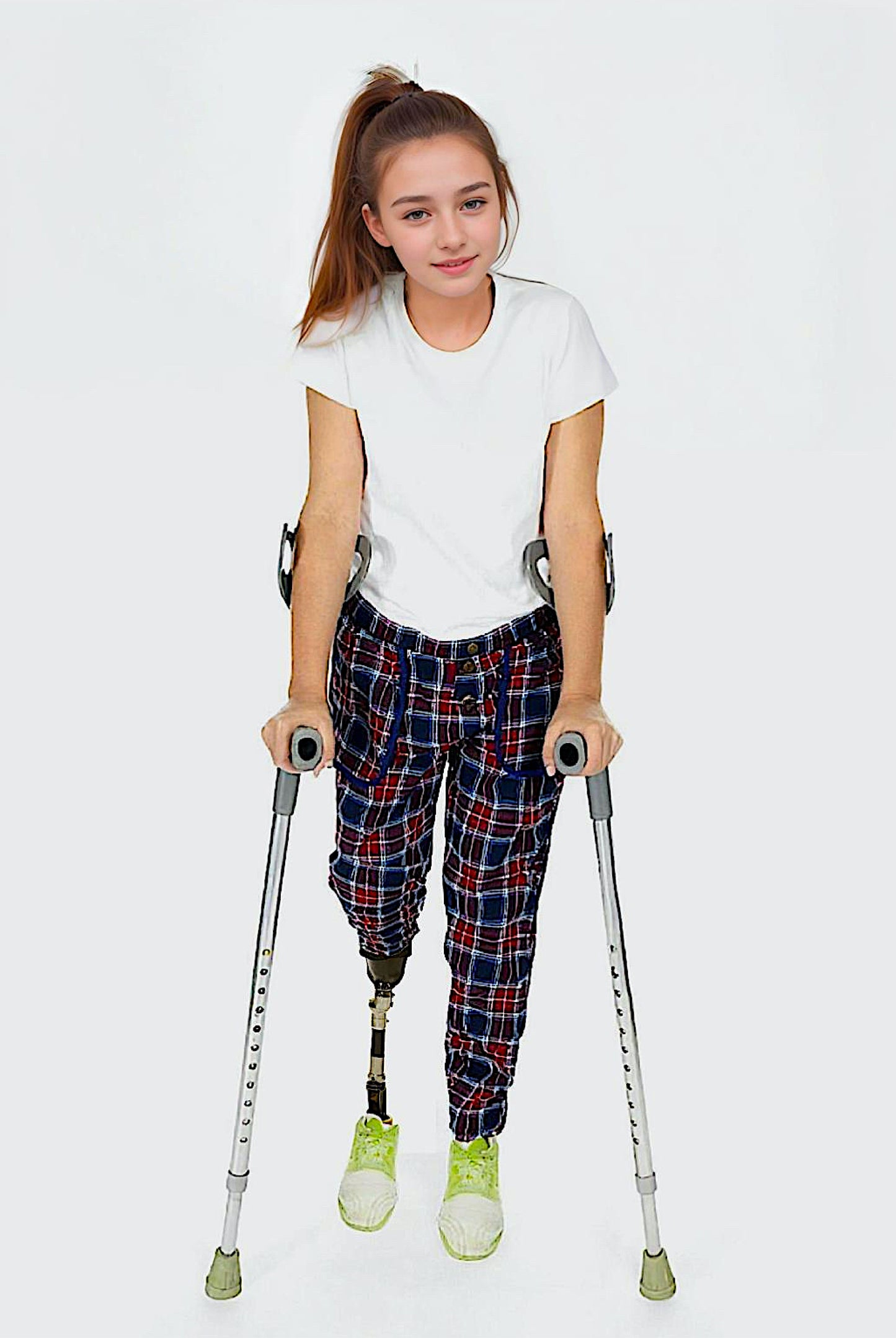 Adaptive Kids Stretch Pants: Elastic Waistband, Full Side Zipper for Easy Undressing