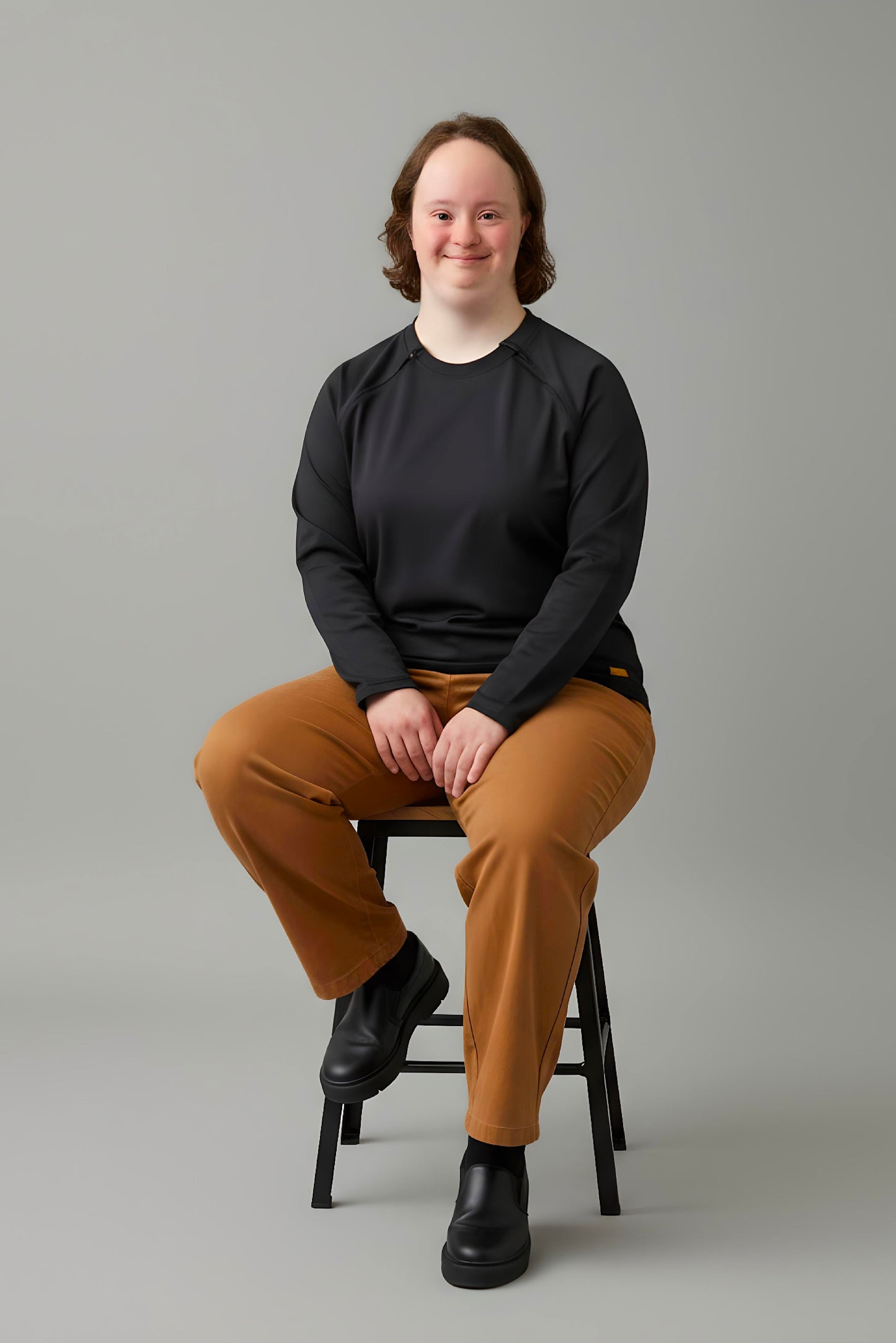 Women's Adaptive Medical Clothing: Comfort and Accessibility Top with Dual Zippers and Invisible Sleeves