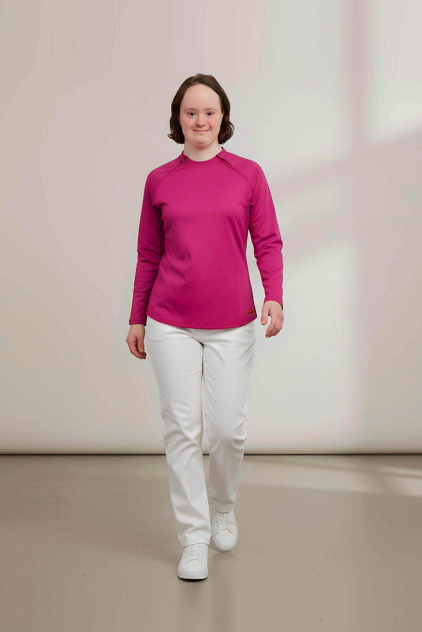 Women's Adaptive Medical Clothing: Comfort and Accessibility Top with Dual Zippers and Invisible Sleeves