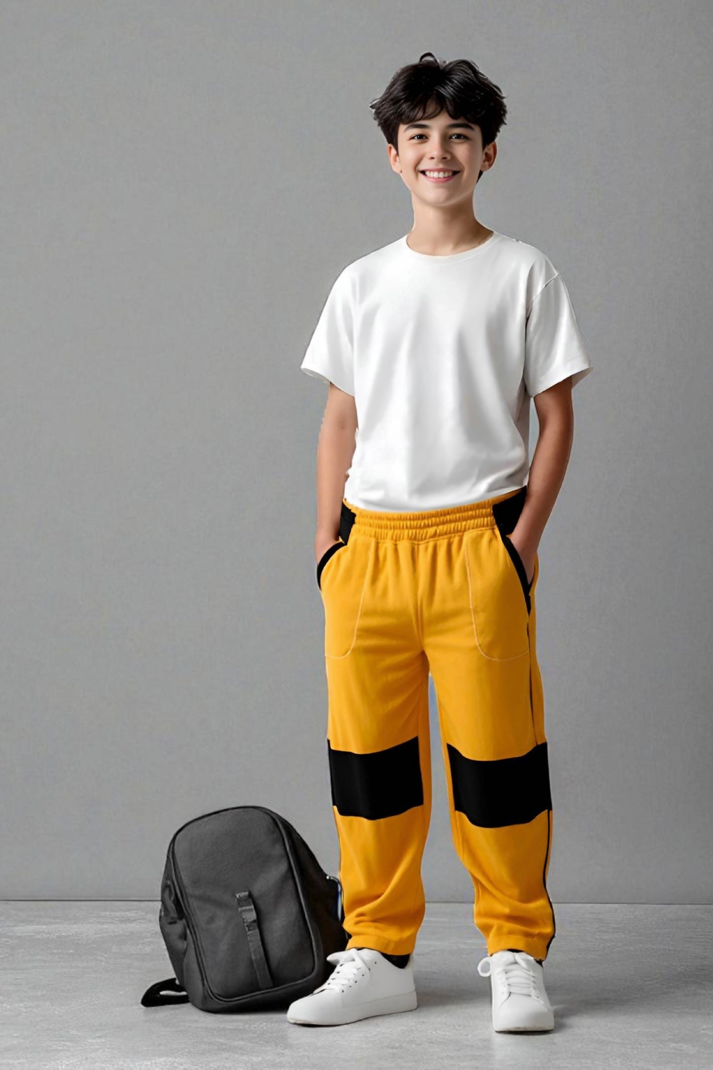 Adaptive Kids Polar Pants, Adjustable Waist, Knee Insert & Full Zipper for Easy Undressing
