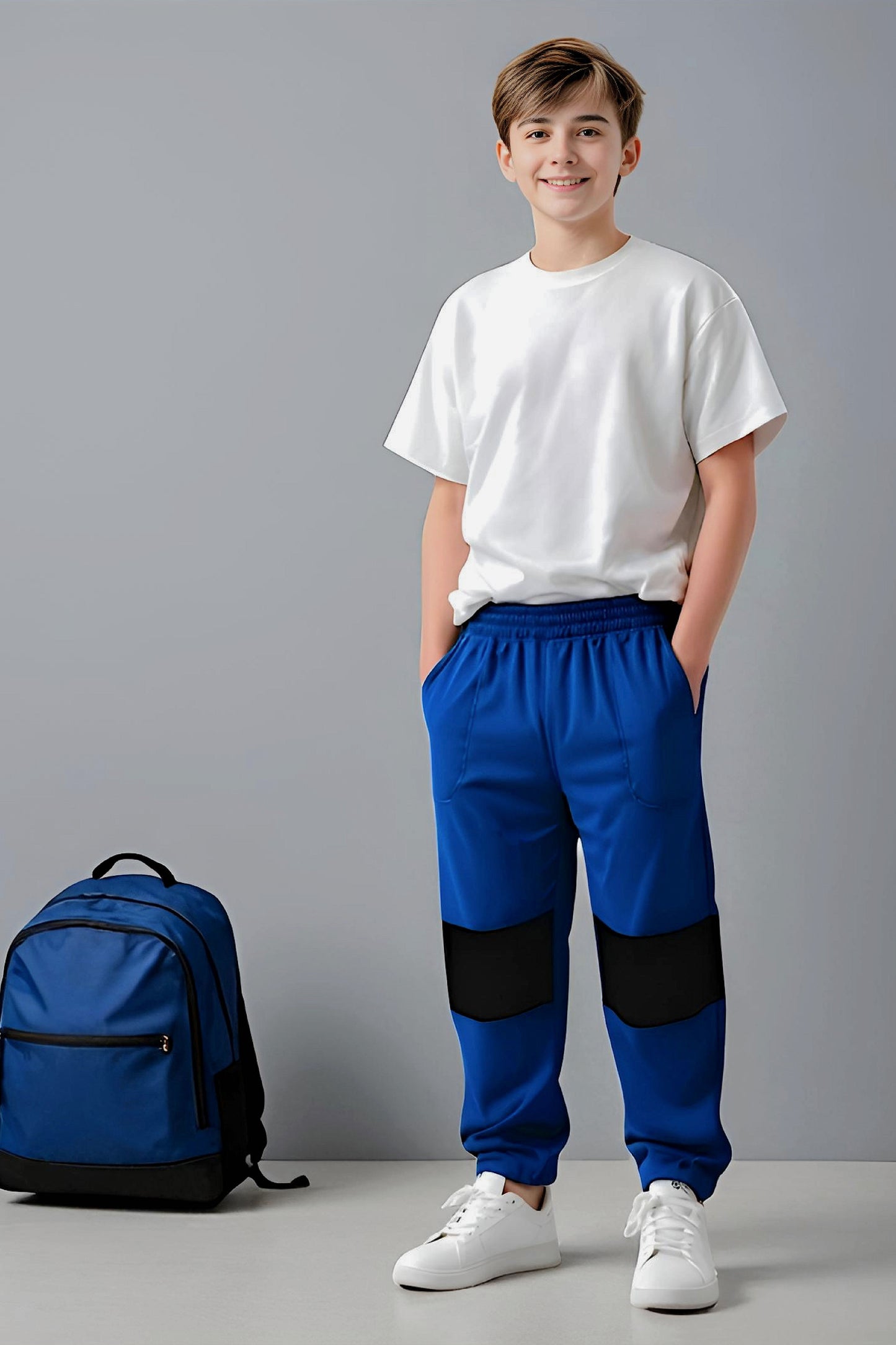 Adaptive Kids Polar Pants, Adjustable Waist, Knee Insert & Full Zipper for Easy Undressing