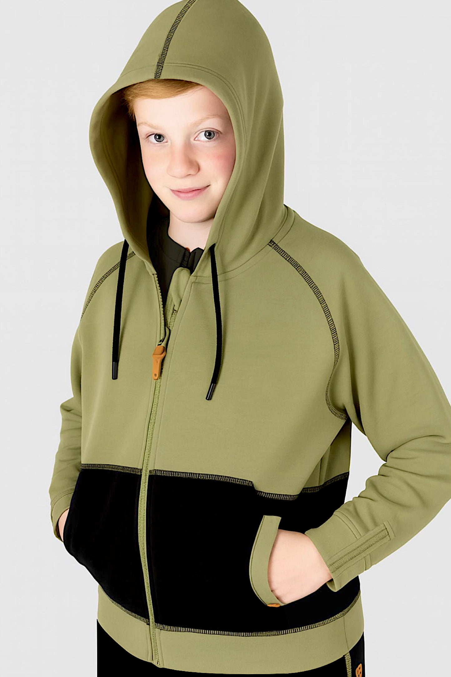 Adaptive Kids Hoodie with Magnetic Zipper & Easy-Undress Sleeves
